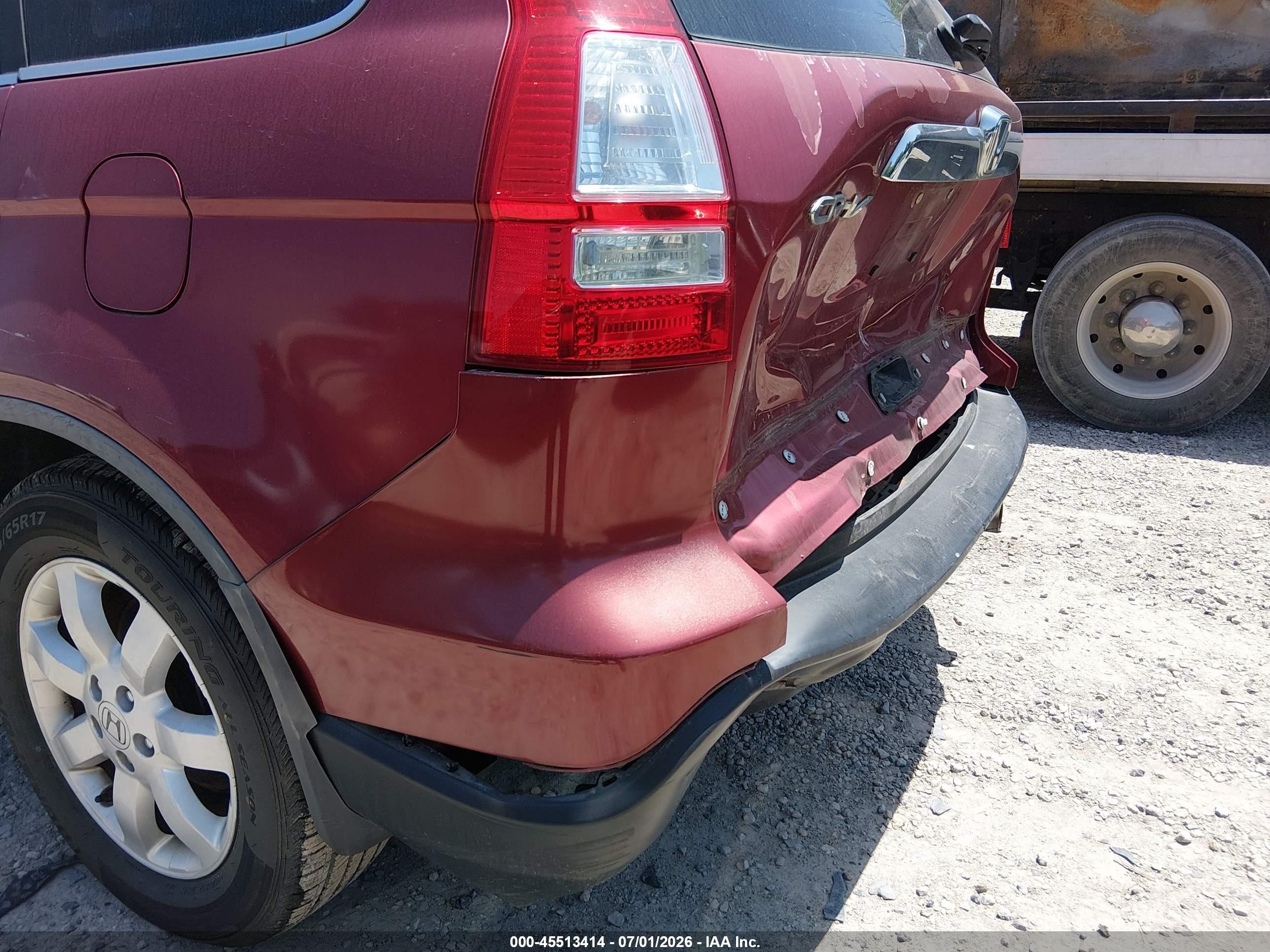 2009 Honda Cr-v Ex Red vin: 5J6RE38549L029968