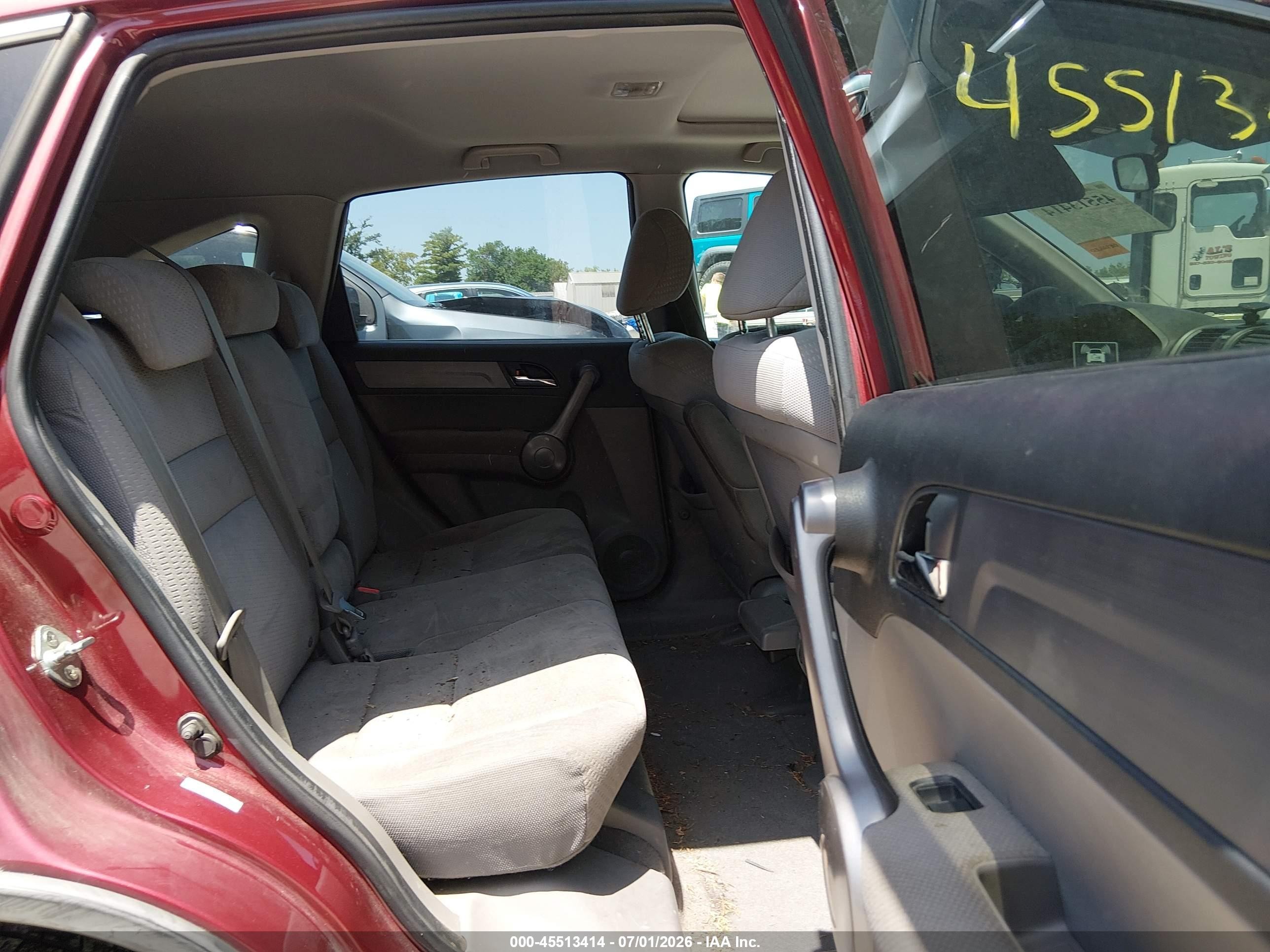 2009 Honda Cr-v Ex Red vin: 5J6RE38549L029968