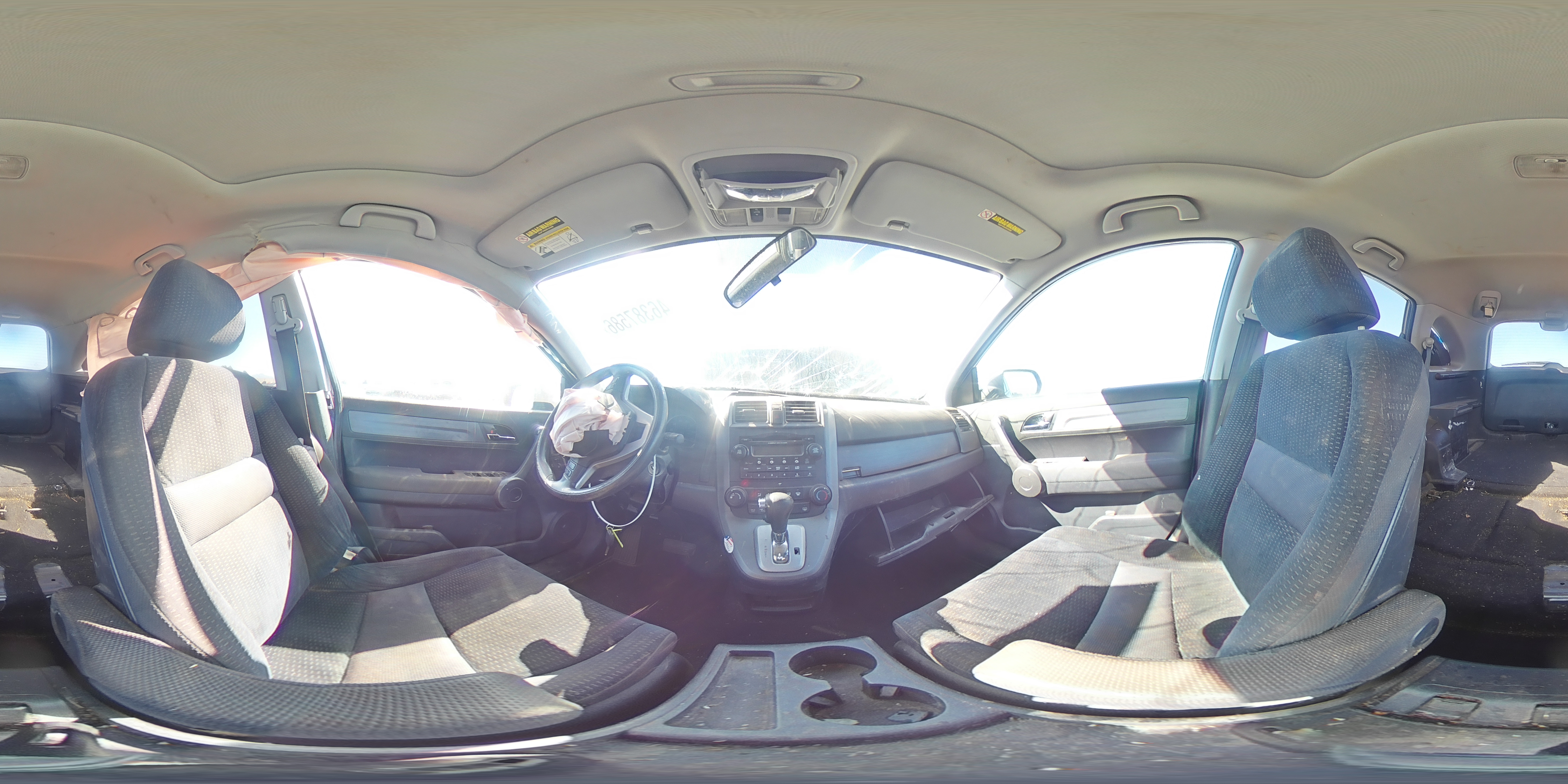 2009 Honda Cr-v Ex Gray vin: 5J6RE38559L007414