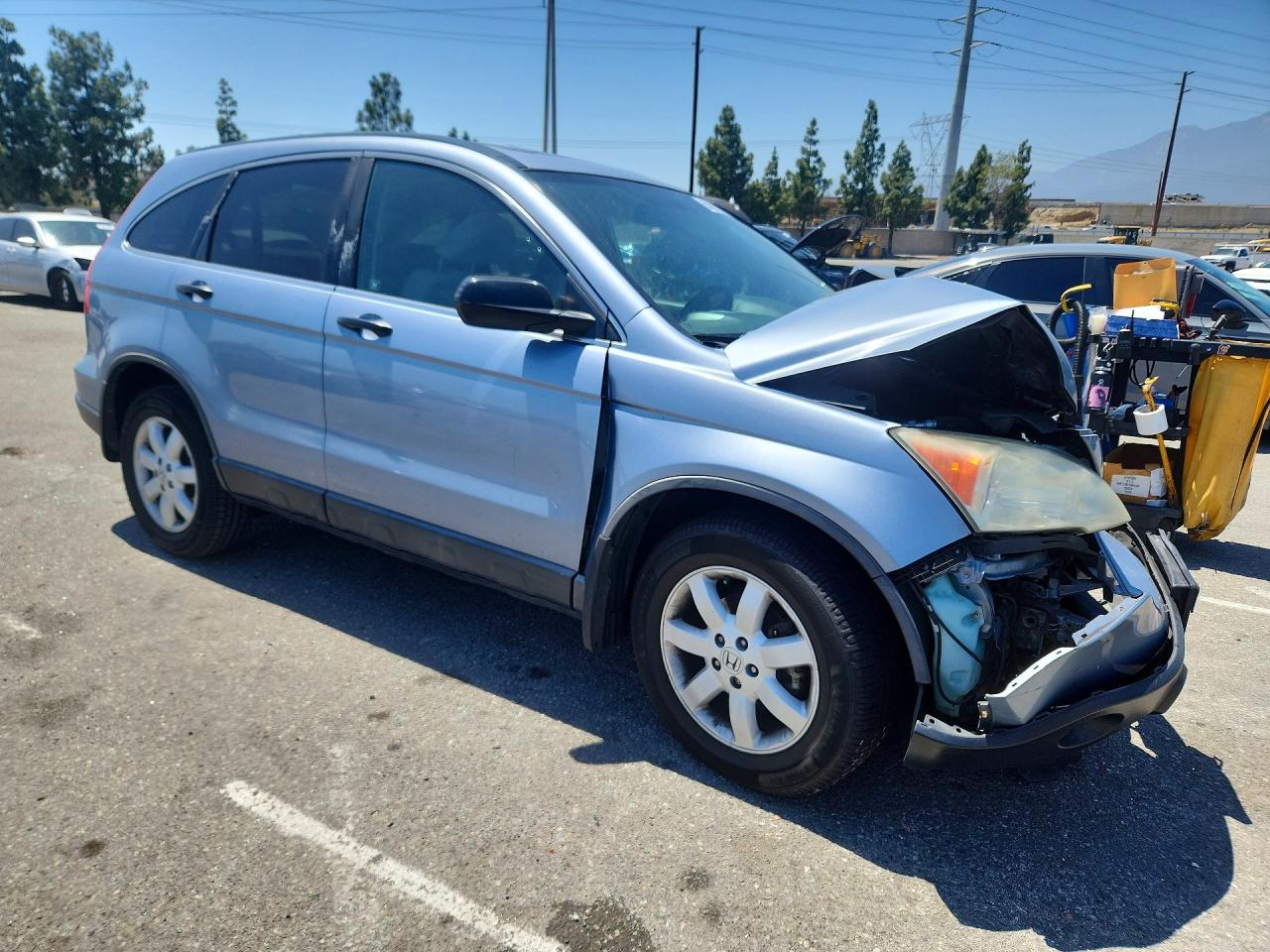 2009 Honda Cr-v Ex Blue vin: 5J6RE38559L024326