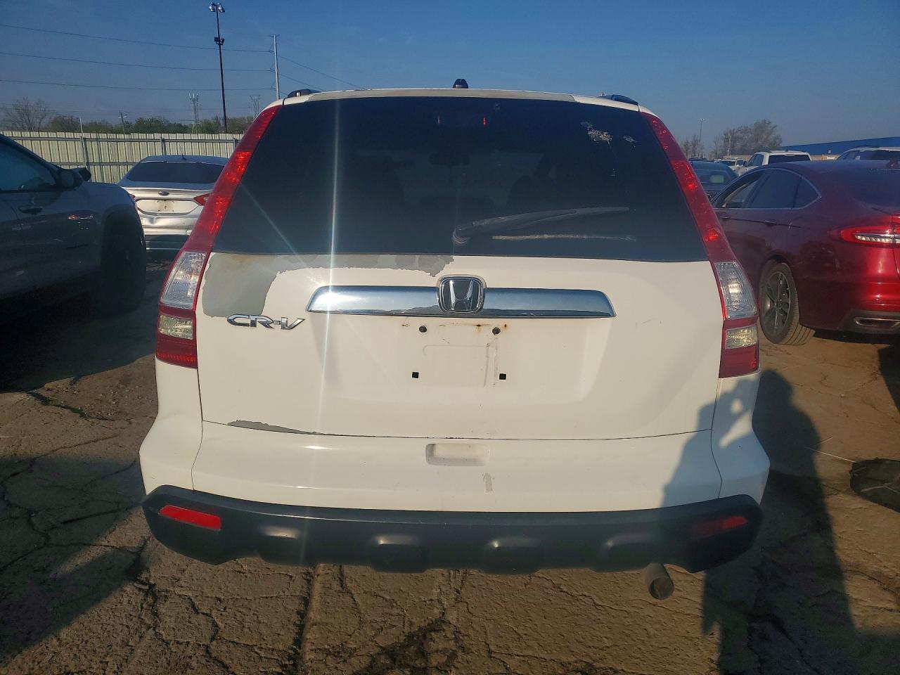 2008 Honda Cr-v Ex White vin: 5J6RE38568L010675