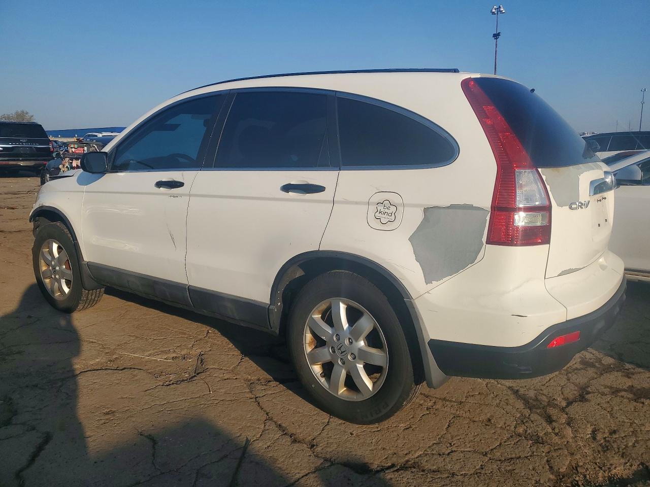 2008 Honda Cr-v Ex White vin: 5J6RE38568L010675