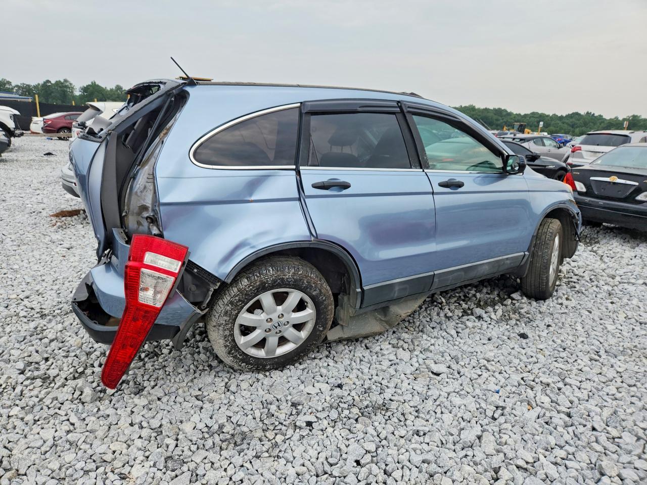 2009 Honda Cr-v Ex Blue vin: 5J6RE38569L000035