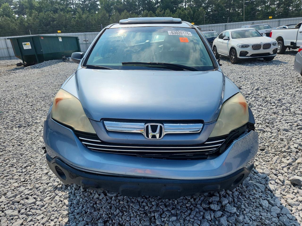 2009 Honda Cr-v Ex Blue vin: 5J6RE38569L000035