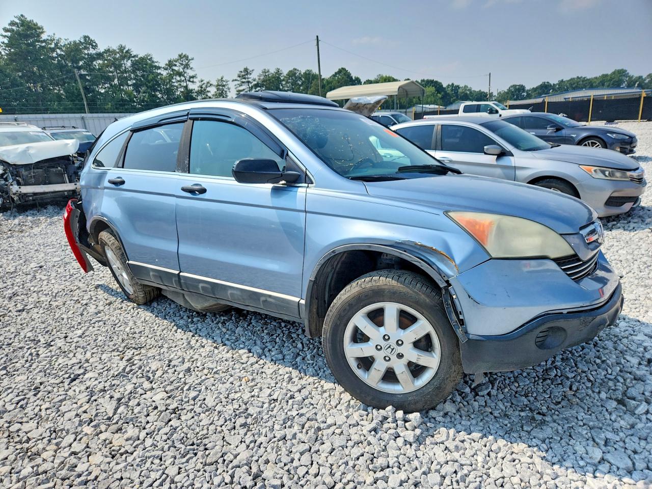 2009 Honda Cr-v Ex Blue vin: 5J6RE38569L000035