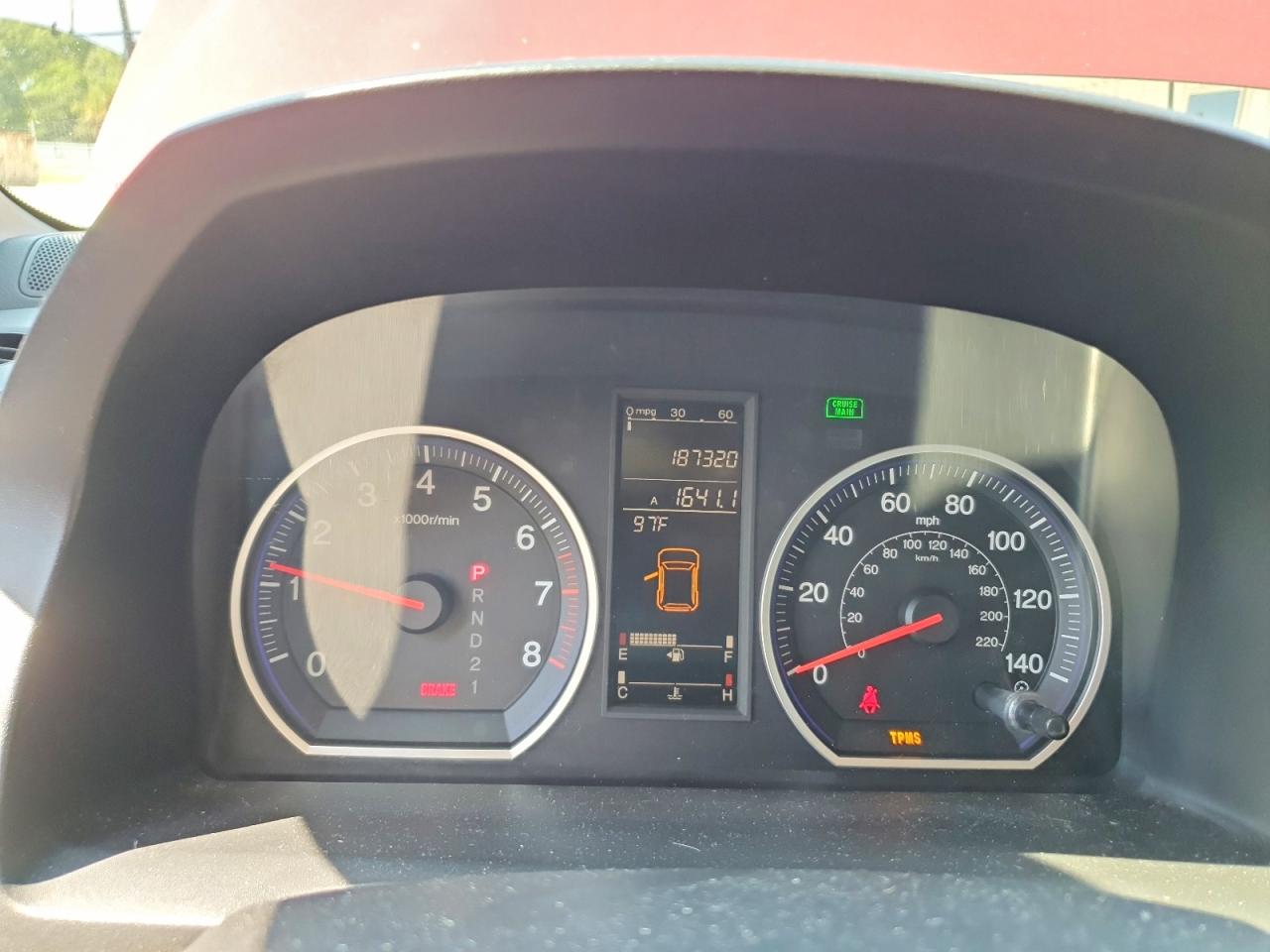 2009 Honda Cr-v Ex Red vin: 5J6RE38569L002075