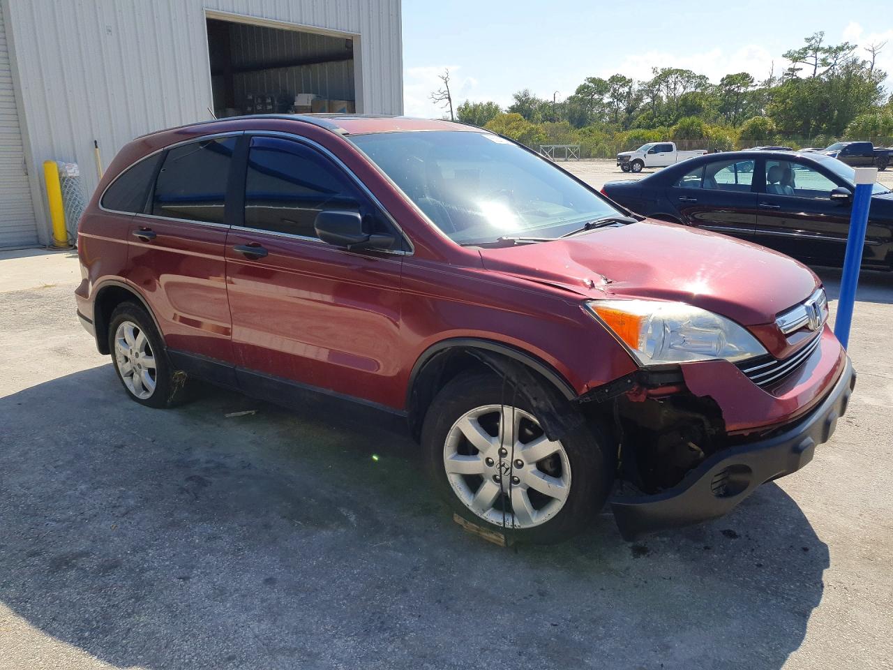 2009 Honda Cr-v Ex Red vin: 5J6RE38569L002075