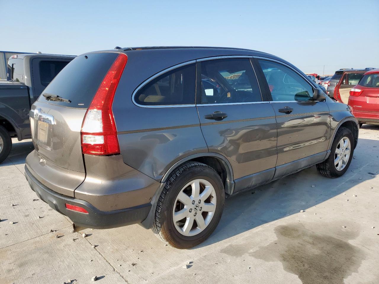 2009 Honda Cr-v Ex Gray vin: 5J6RE38569L014629