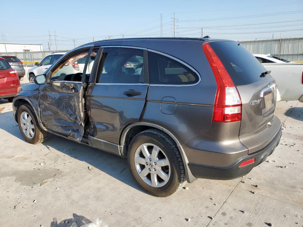 2009 Honda Cr-v Ex Gray vin: 5J6RE38569L014629