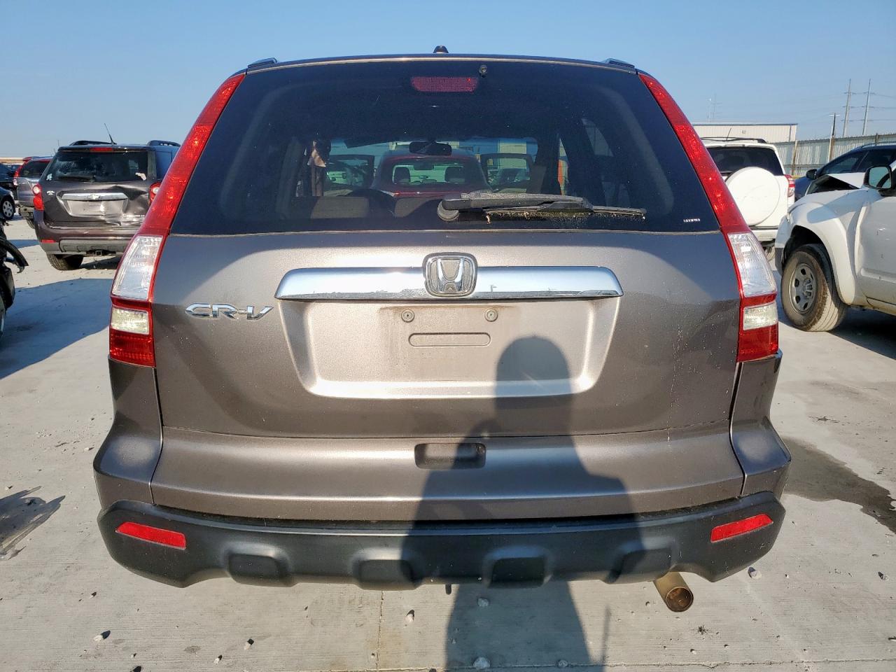 2009 Honda Cr-v Ex Gray vin: 5J6RE38569L014629