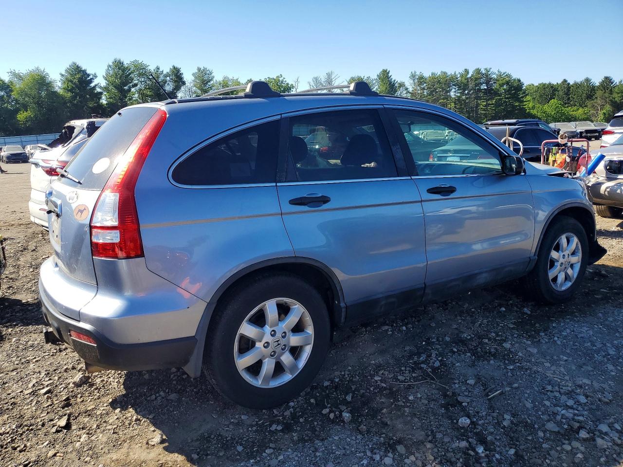 2009 Honda Cr-v Ex Blue vin: 5J6RE38569L015411