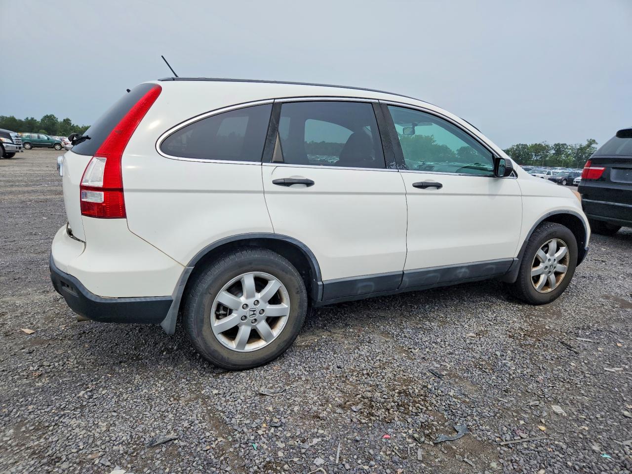 2009 Honda Cr-v Ex White vin: 5J6RE38579L012579