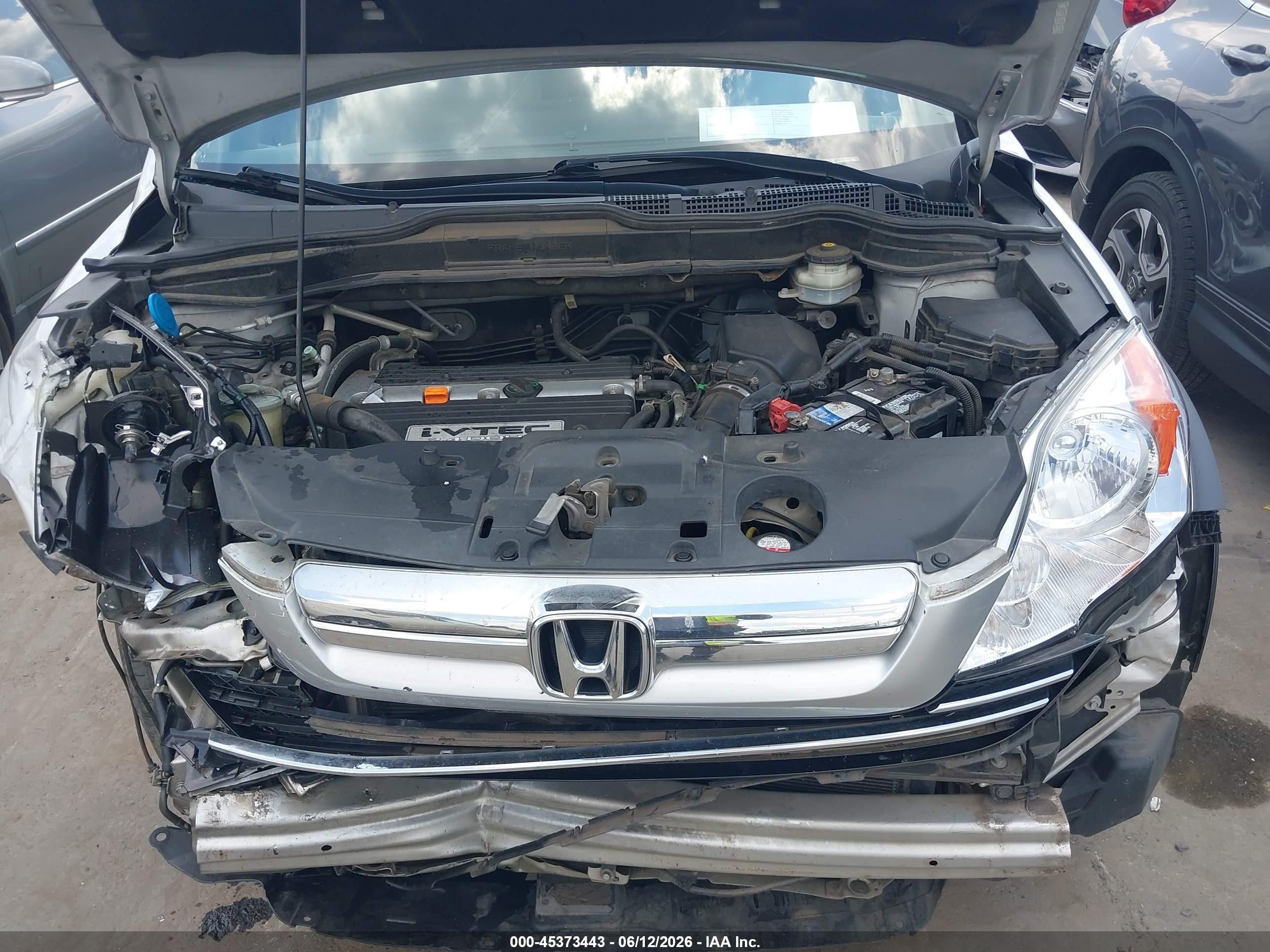 2009 Honda Cr-v Ex Silver vin: 5J6RE38579L016244