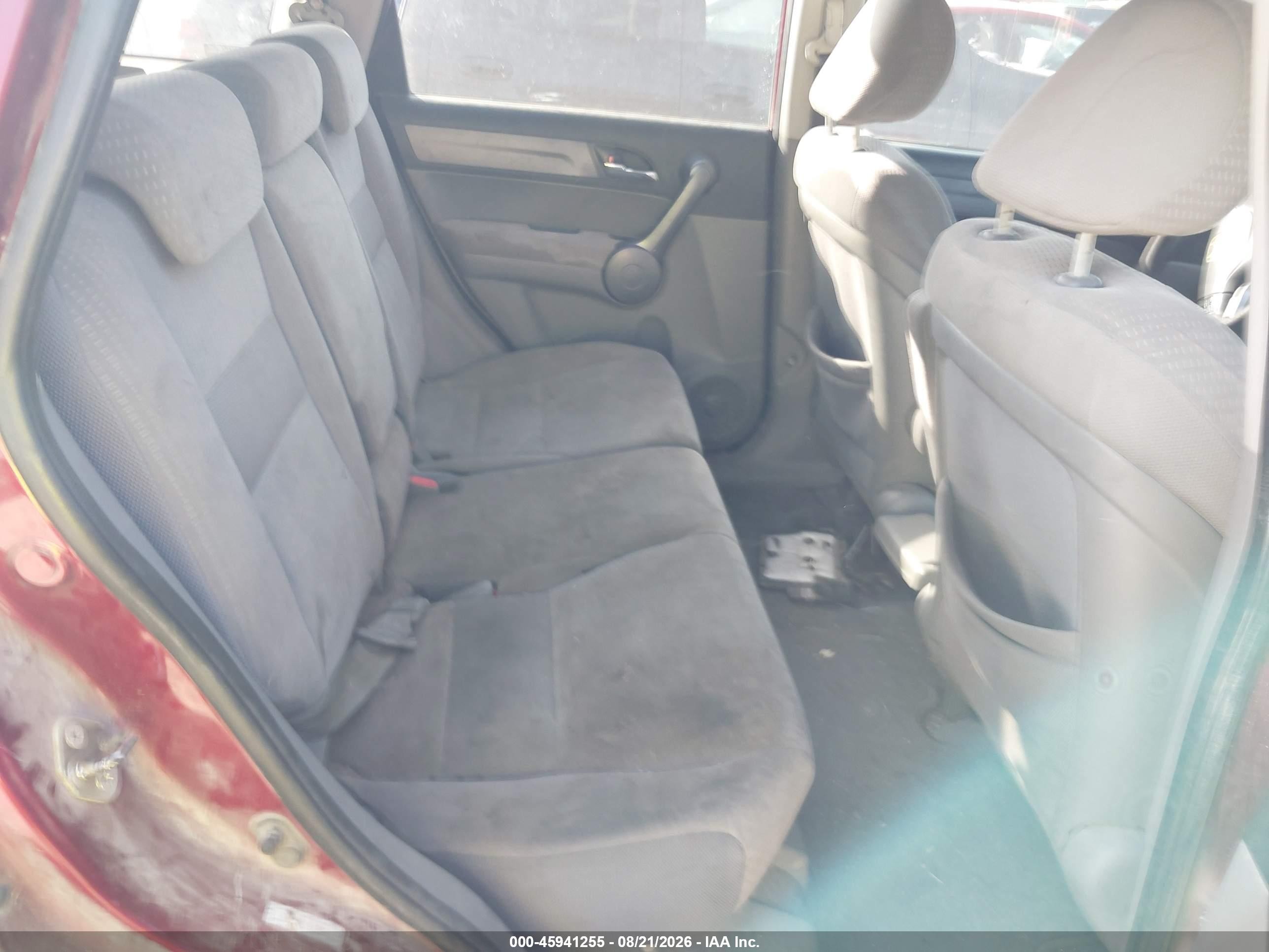 2009 Honda Cr-v Ex Burgundy vin: 5J6RE38599L012311