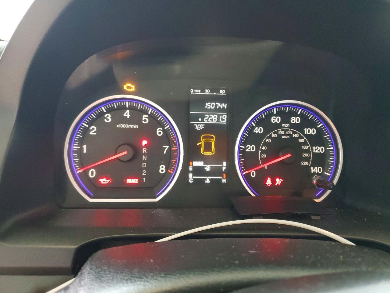 2009 Honda Cr-v Ex White vin: 5J6RE38599L032185