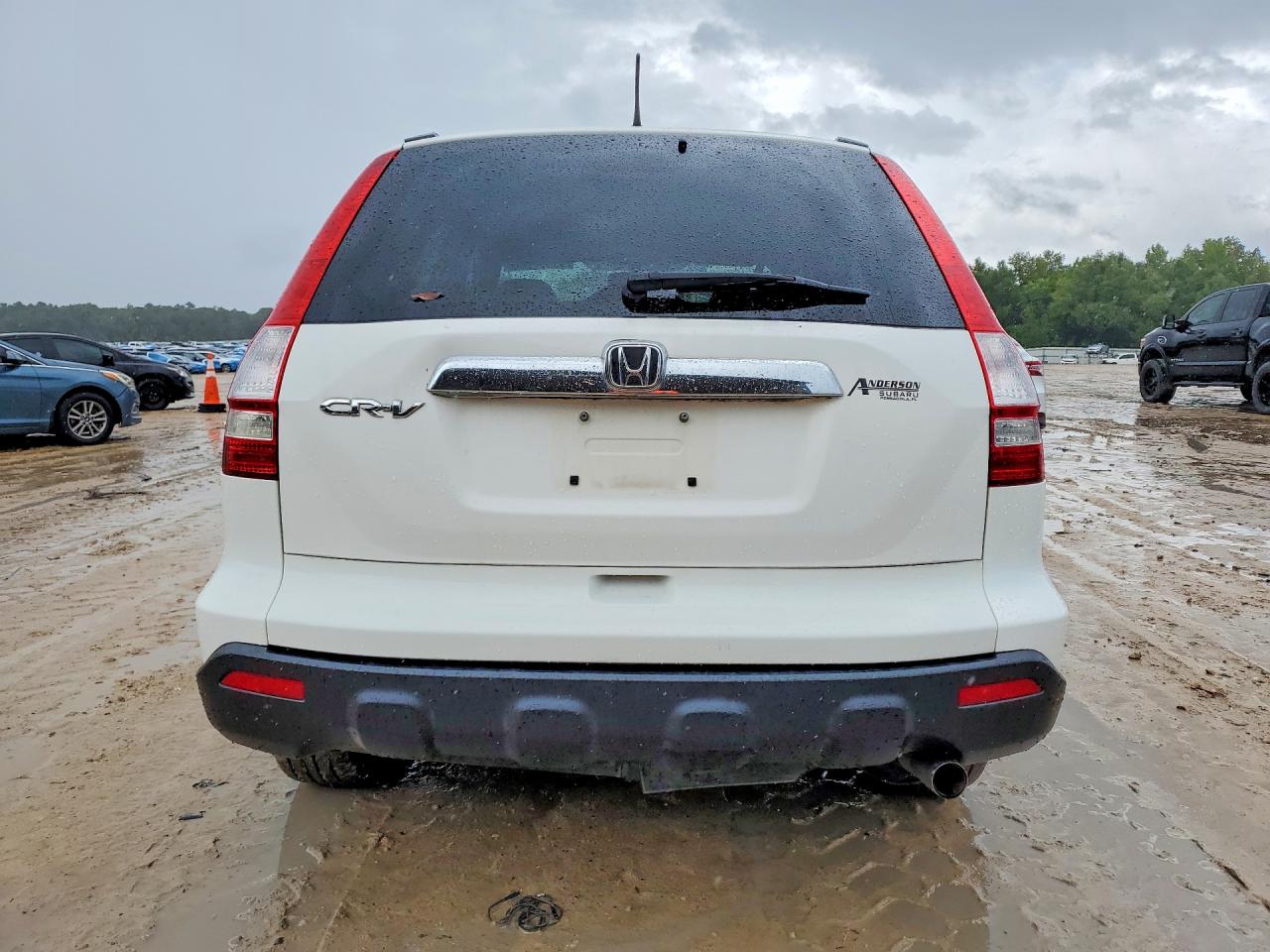 2009 Honda Cr-v Ex White vin: 5J6RE38599L032185