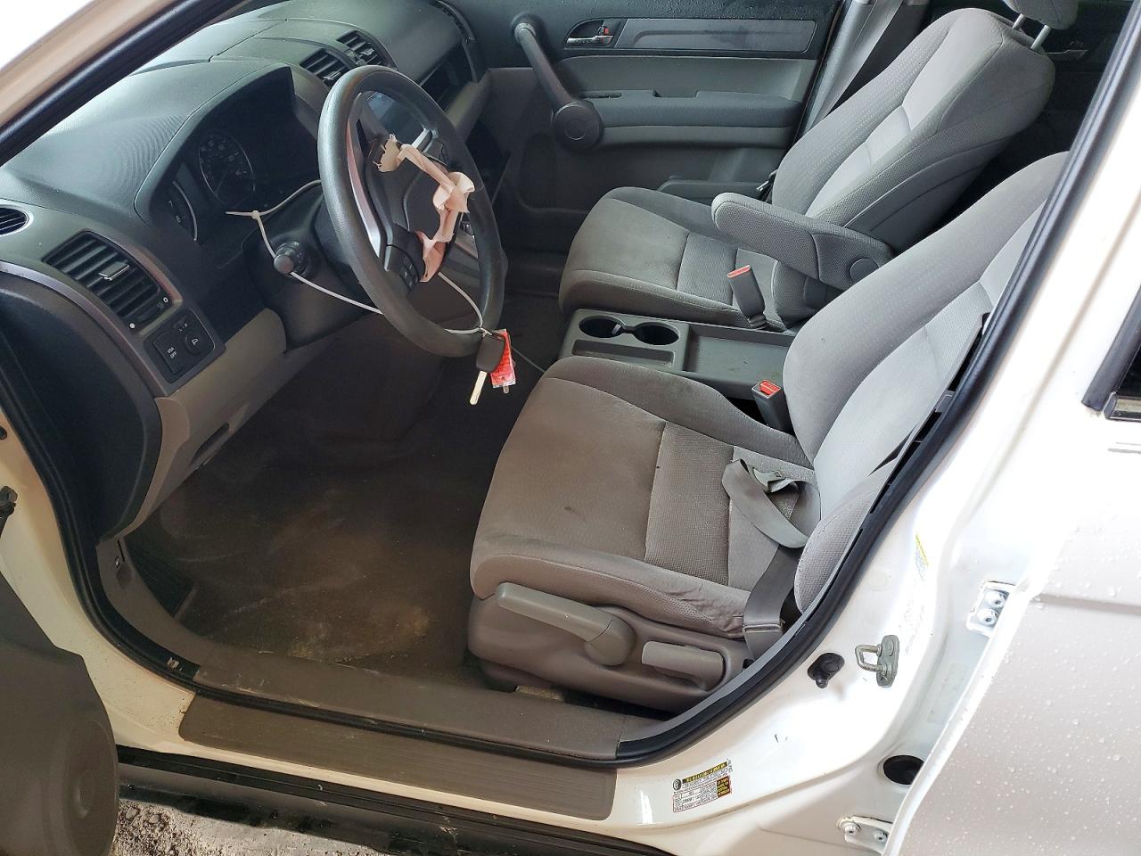 2009 Honda Cr-v Ex White vin: 5J6RE38599L032185