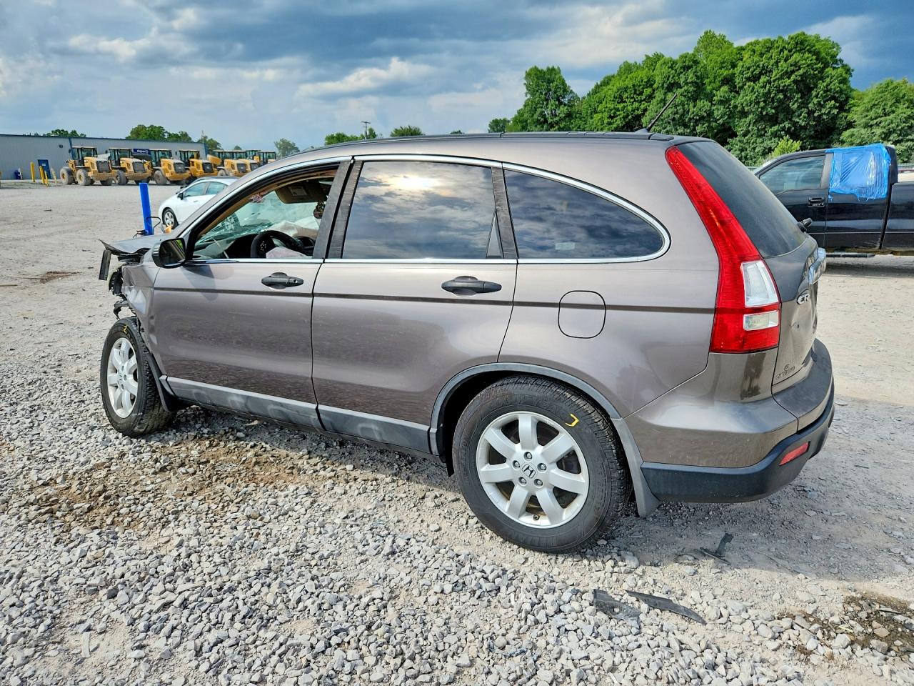 2009 Honda Cr-v Ex Brown vin: 5J6RE385X9L005867