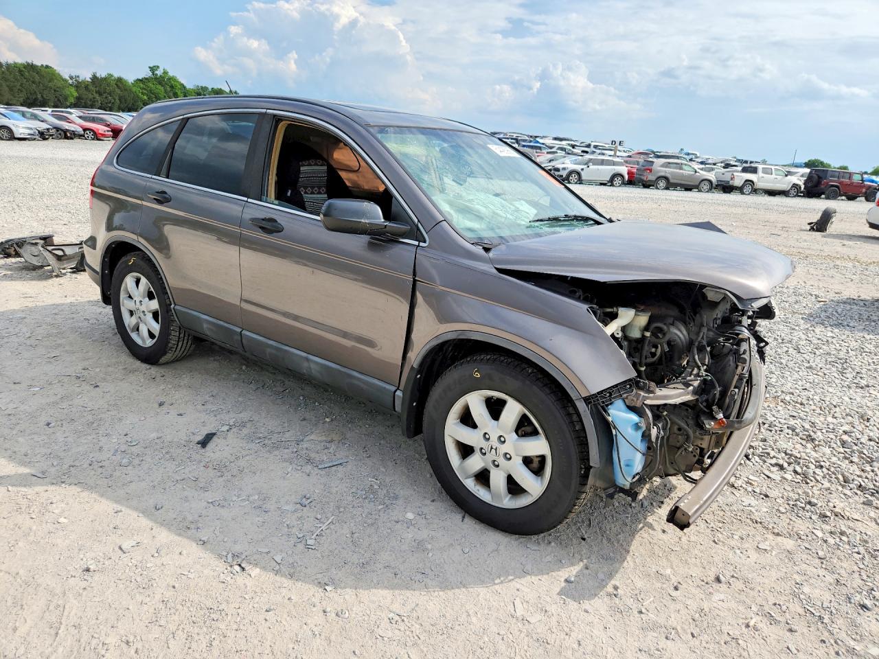 2009 Honda Cr-v Ex Brown vin: 5J6RE385X9L005867