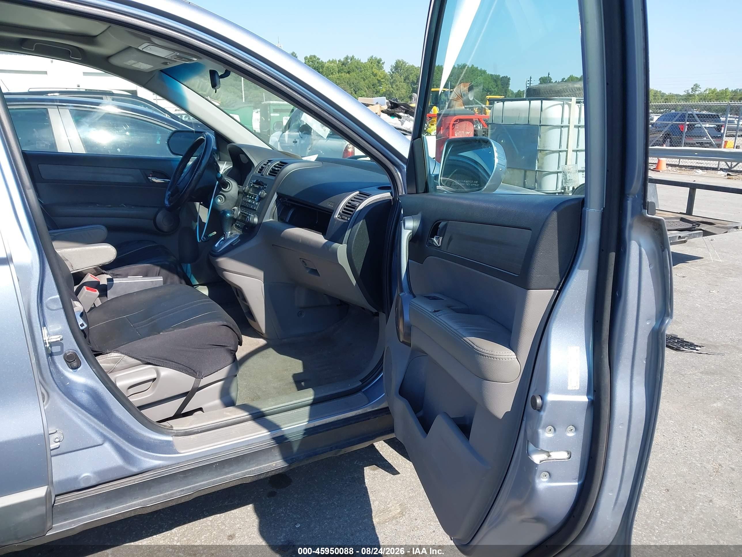 2008 Honda Cr-v Ex-l Light Blue vin: 5J6RE38708L000984