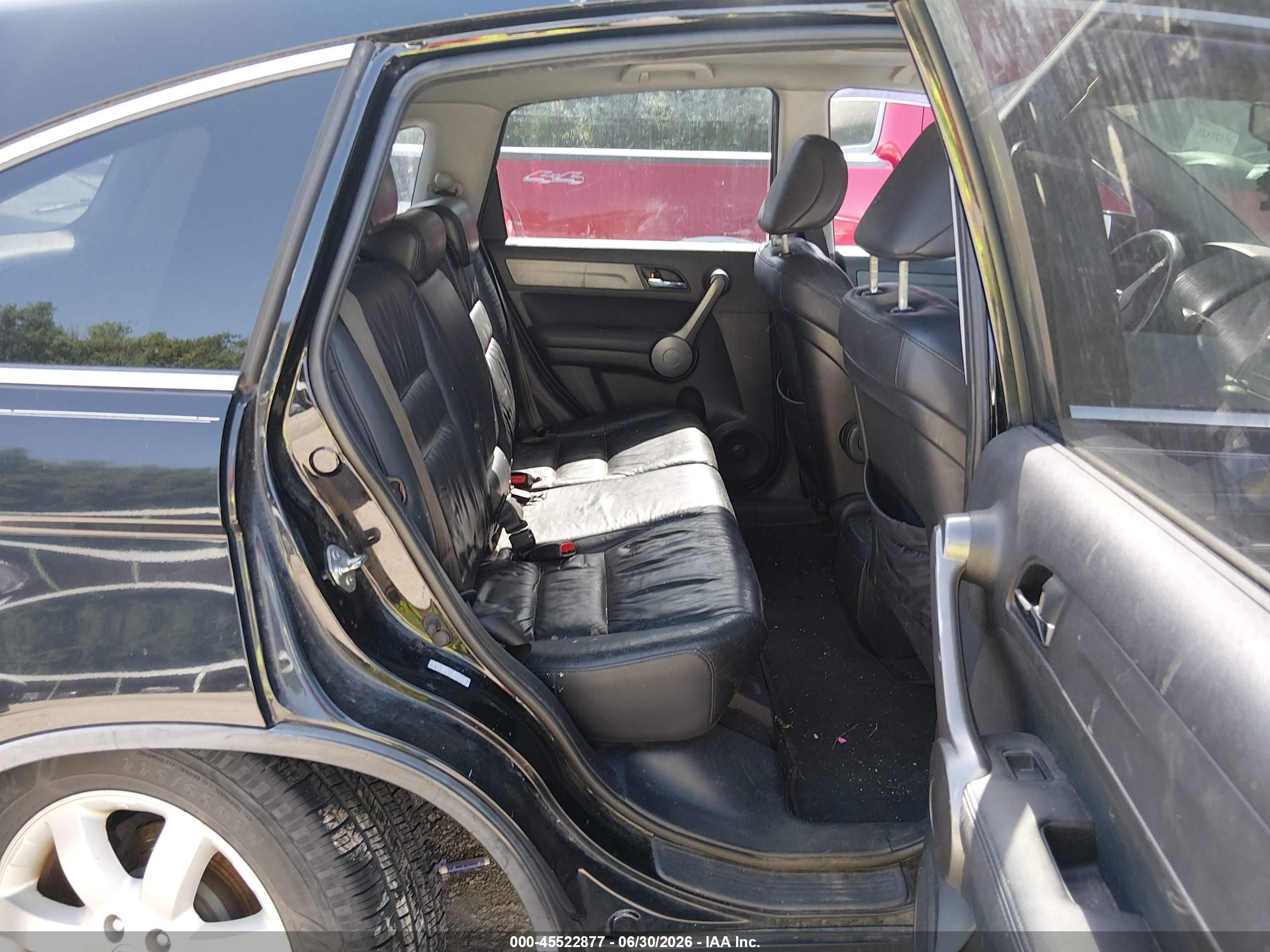 2008 Honda Cr-v Ex-l Black vin: 5J6RE38708L001665