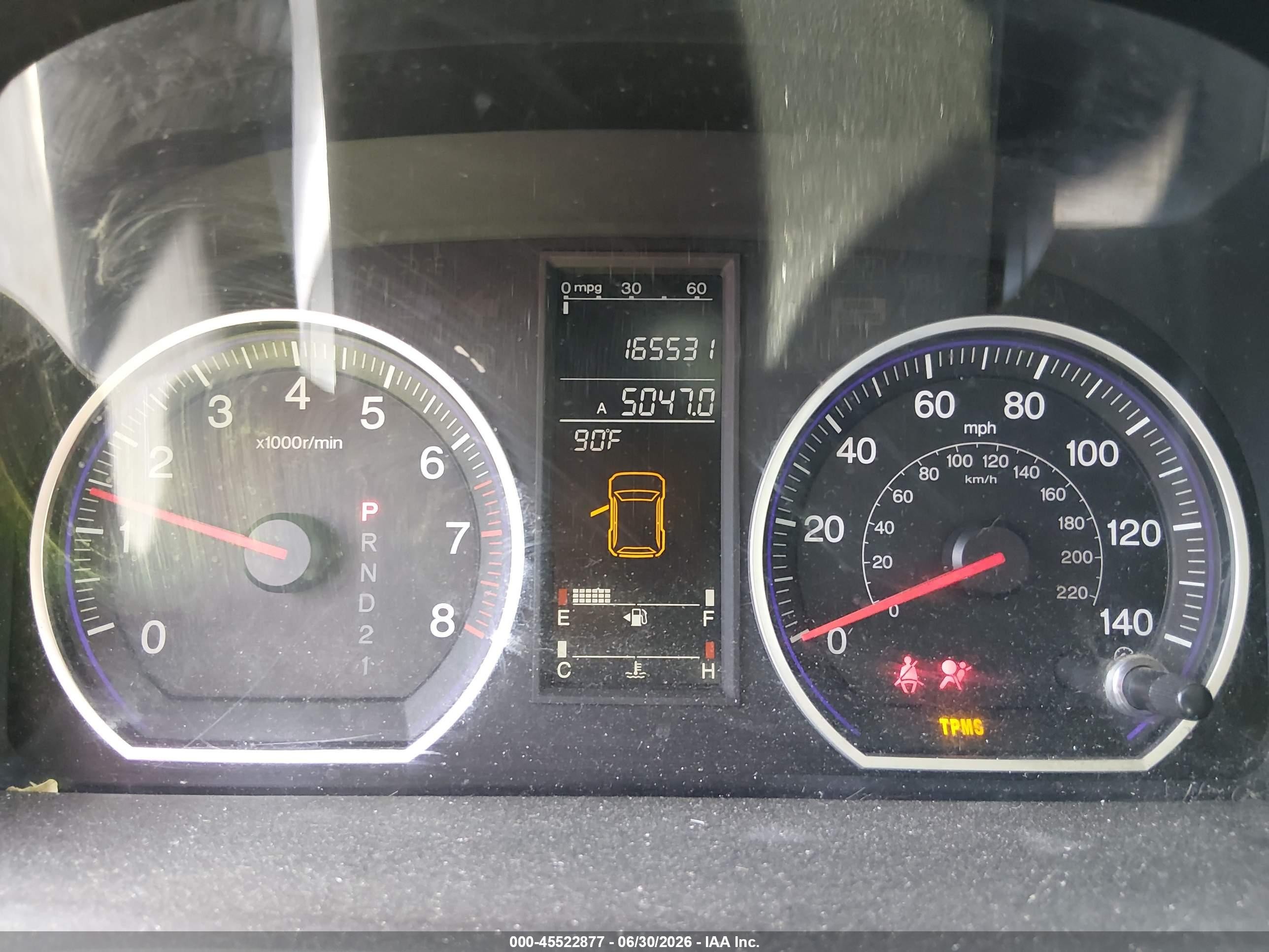 2008 Honda Cr-v Ex-l Black vin: 5J6RE38708L001665