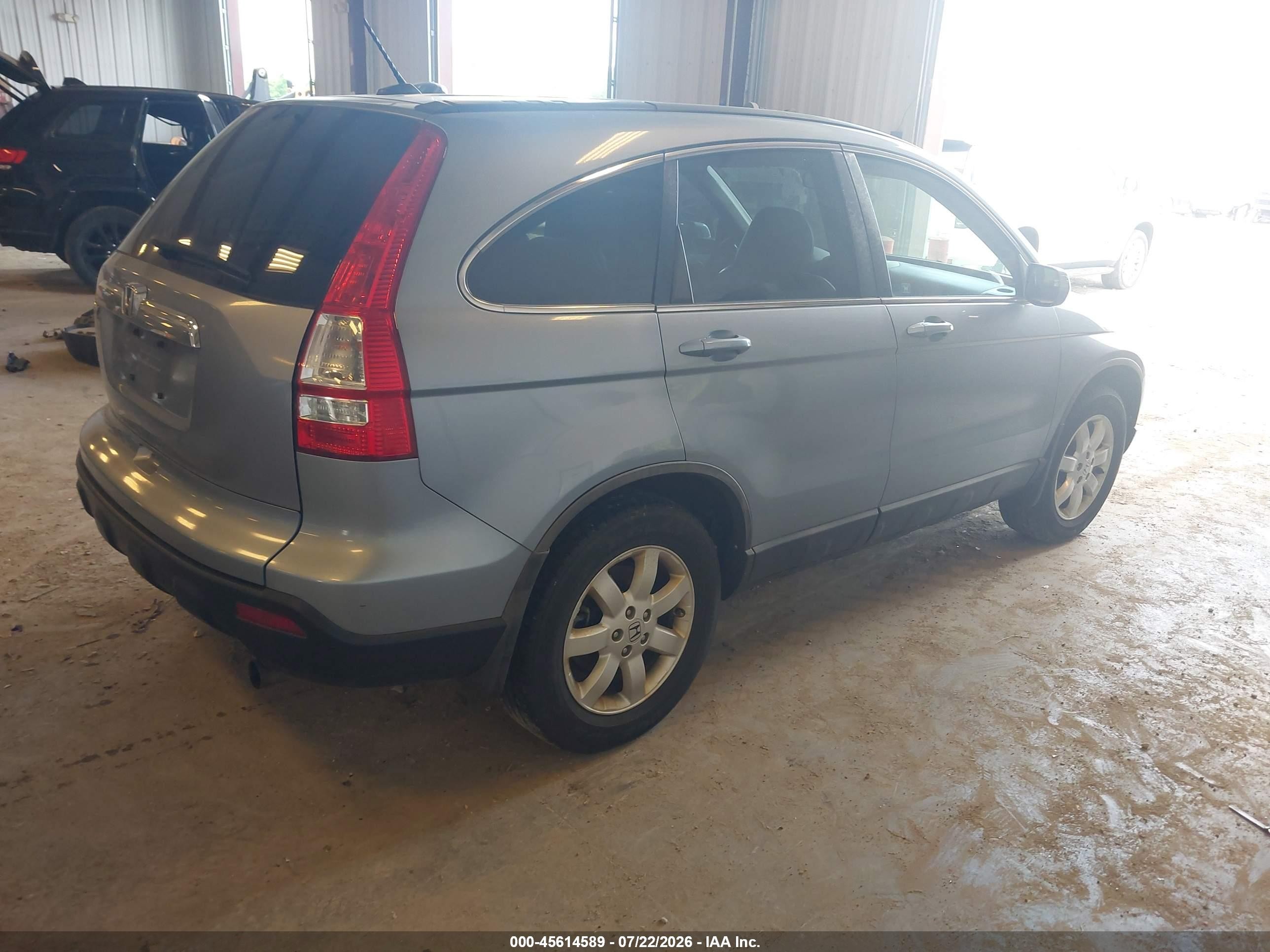 2008 Honda Cr-v Ex-l Light Blue vin: 5J6RE38708L007241