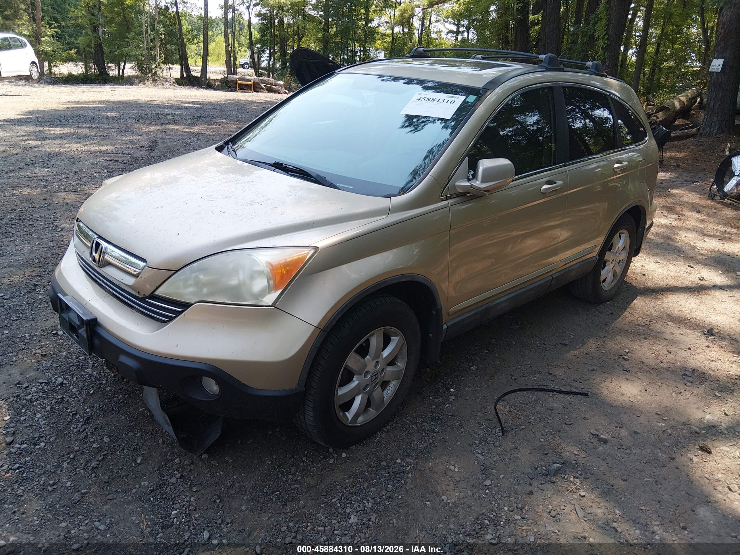 2009 Honda Cr-v Ex-l Gold vin: 5J6RE38709L004079