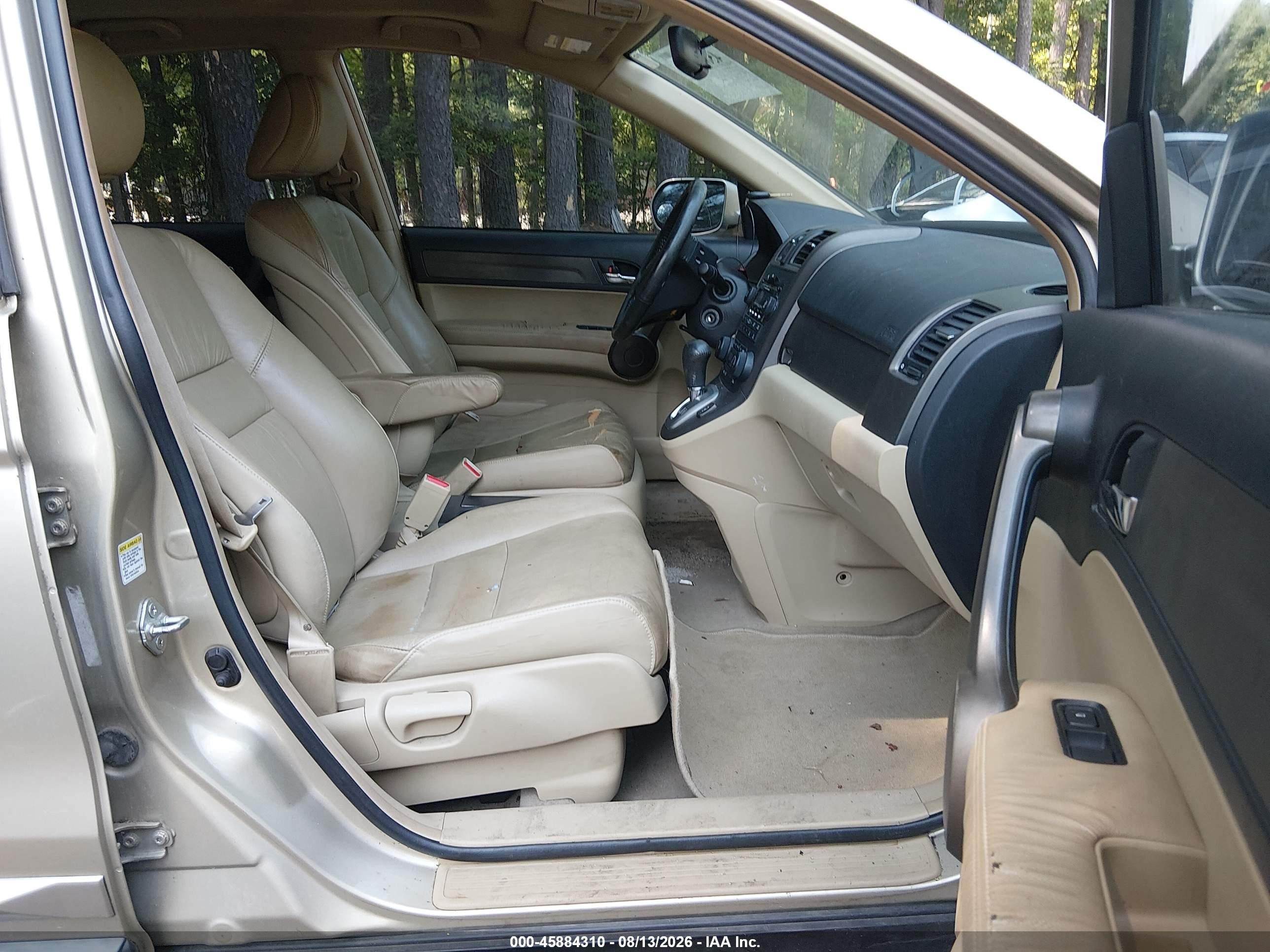 2009 Honda Cr-v Ex-l Gold vin: 5J6RE38709L004079