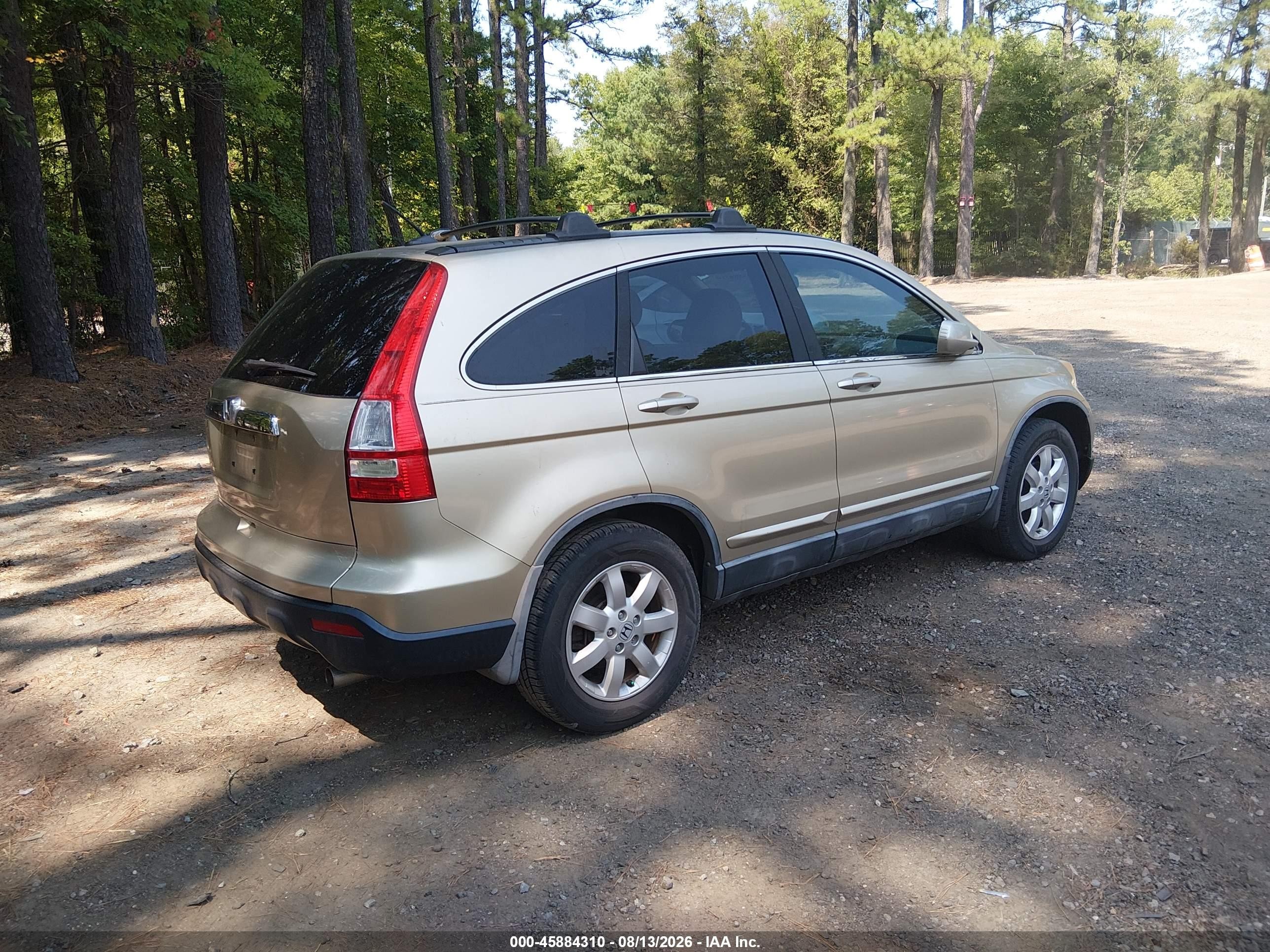 2009 Honda Cr-v Ex-l Gold vin: 5J6RE38709L004079