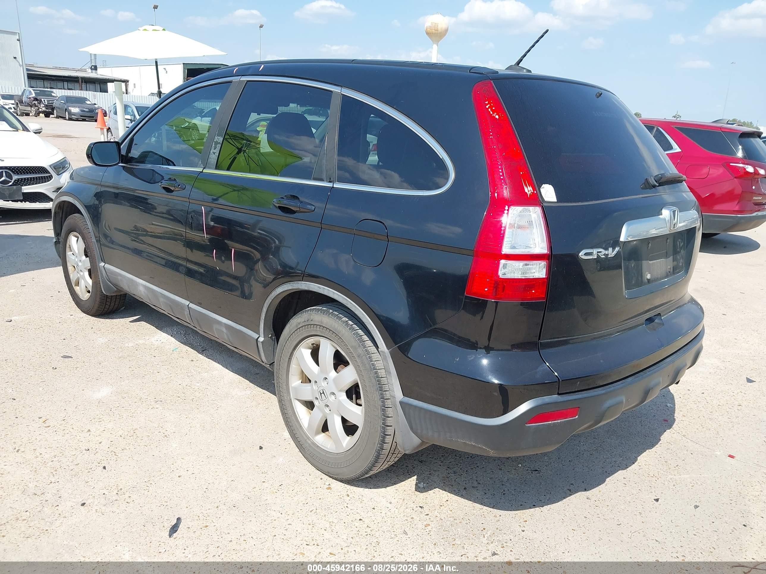 2009 Honda Cr-v Ex-l Черный vin: 5J6RE38709L011078