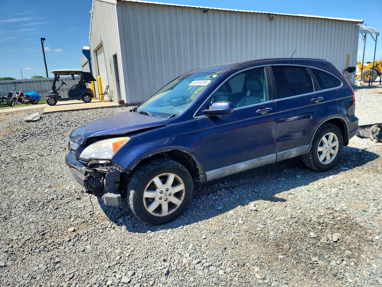 2009 Honda Cr-v Exl Blue vin: 5J6RE38709L019469