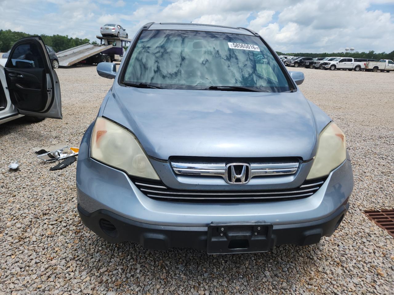 2009 Honda Cr-v Exl Blue vin: 5J6RE38709L027510