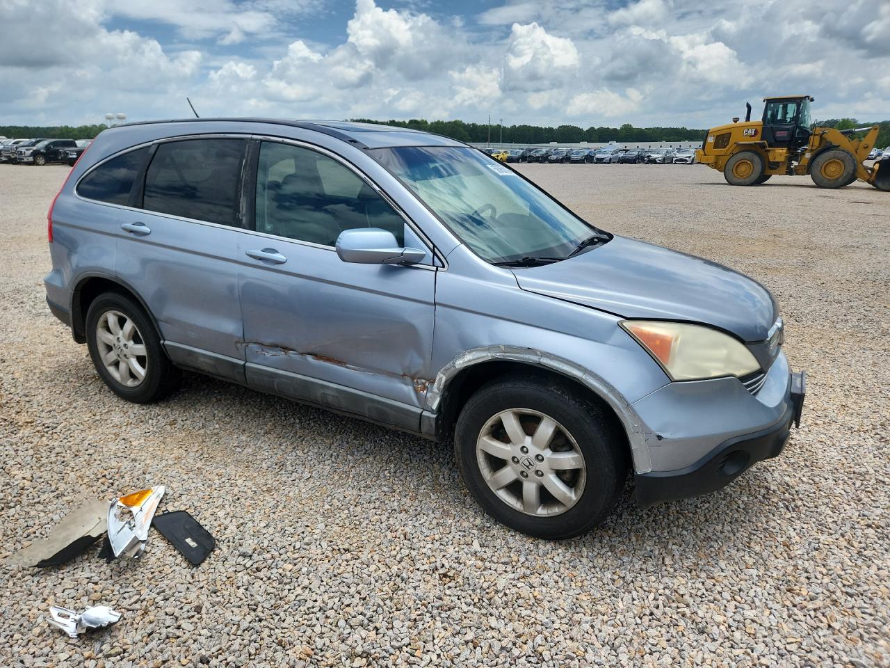 2009 Honda Cr-v Exl Blue vin: 5J6RE38709L027510