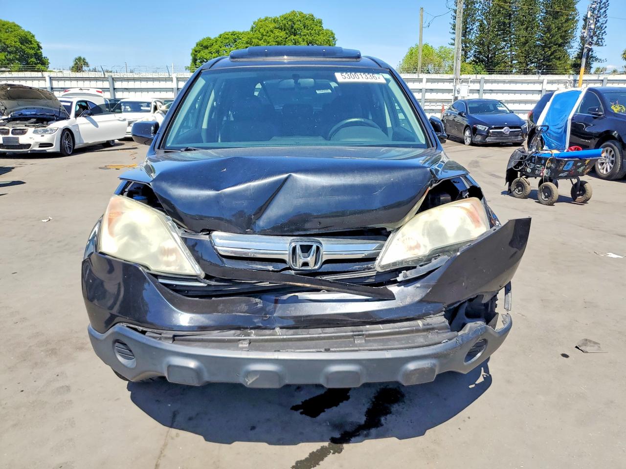 2009 Honda Cr-v Exl Black vin: 5J6RE38719L026723