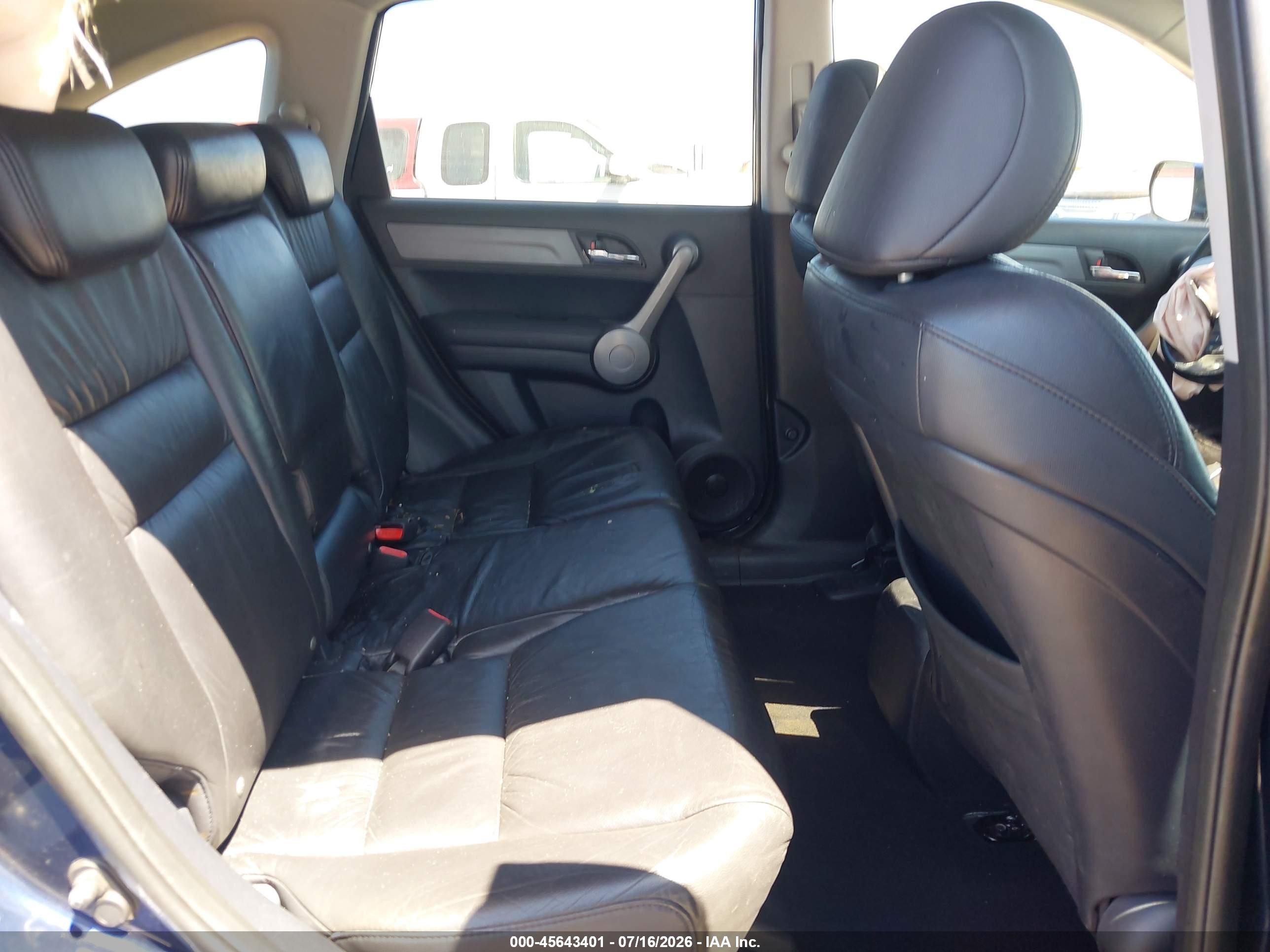 2009 Honda Cr-v Ex-l Dark Blue vin: 5J6RE38719L035552