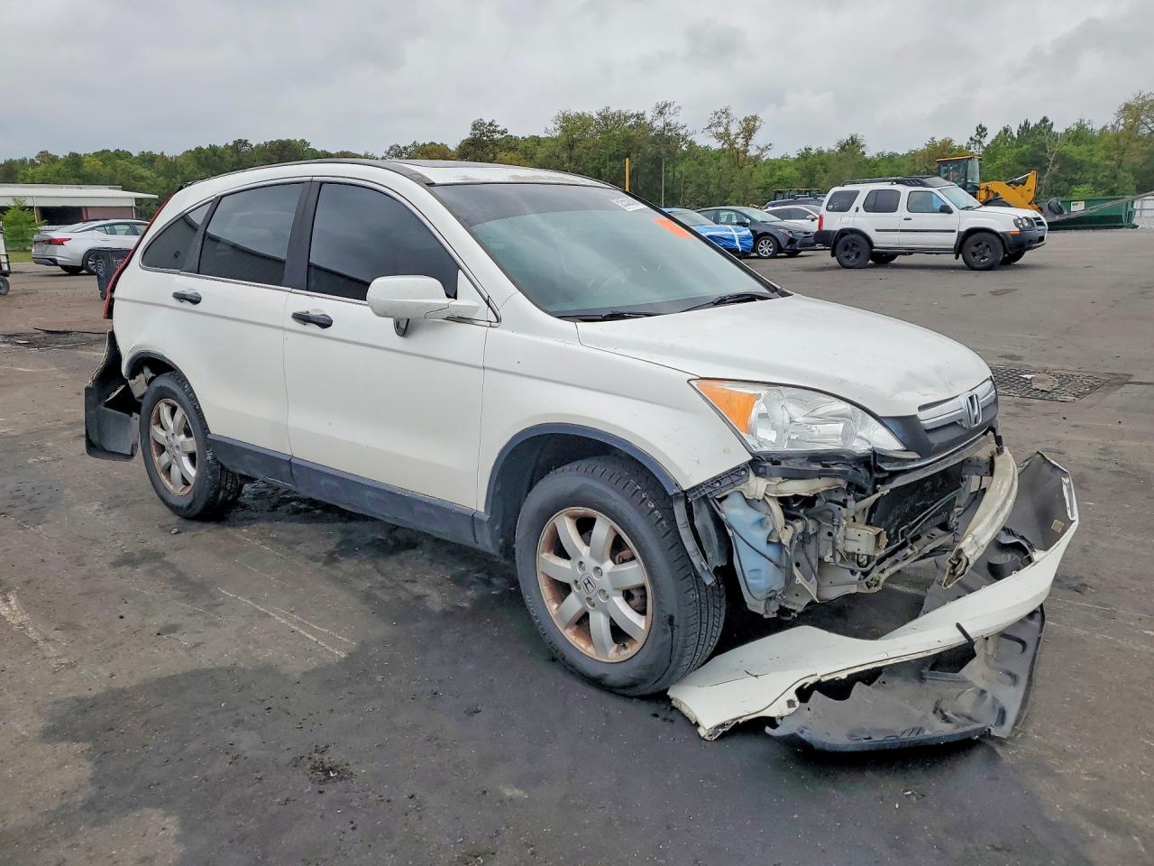 2009 Honda Cr-v Exl White vin: 5J6RE38729L003015