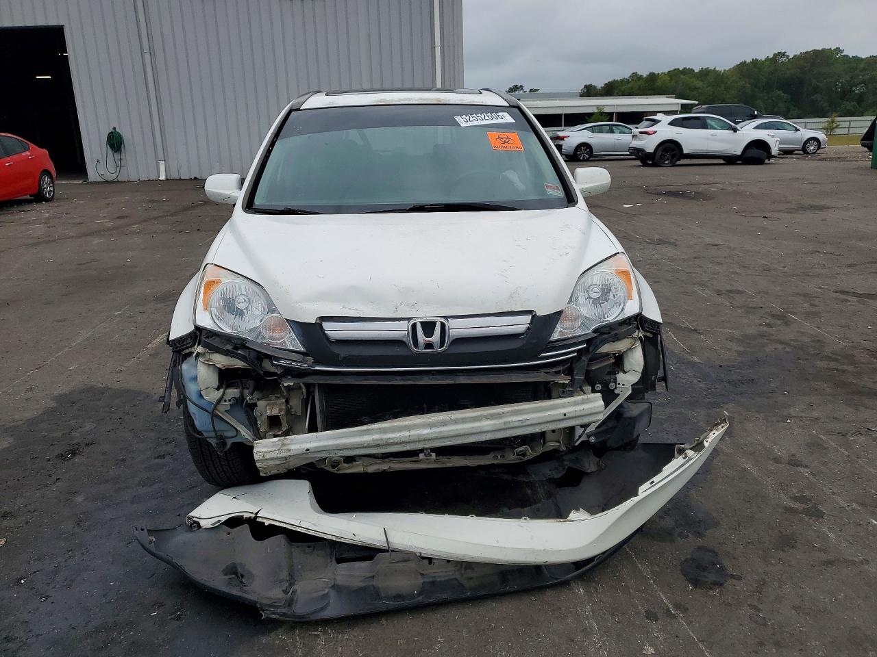 2009 Honda Cr-v Exl White vin: 5J6RE38729L003015