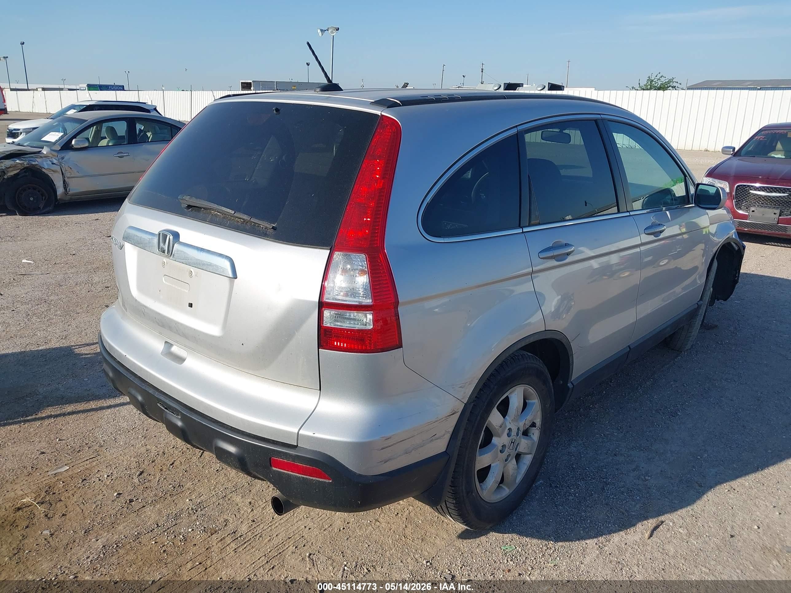 2009 Honda Cr-v Ex-l Silver vin: 5J6RE38729L012880
