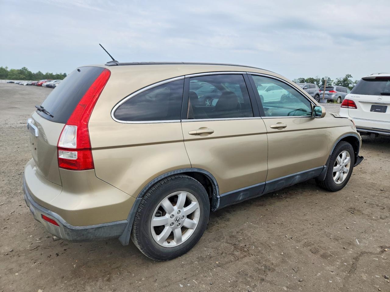 2009 Honda Cr-v Exl Cream vin: 5J6RE38729L033325