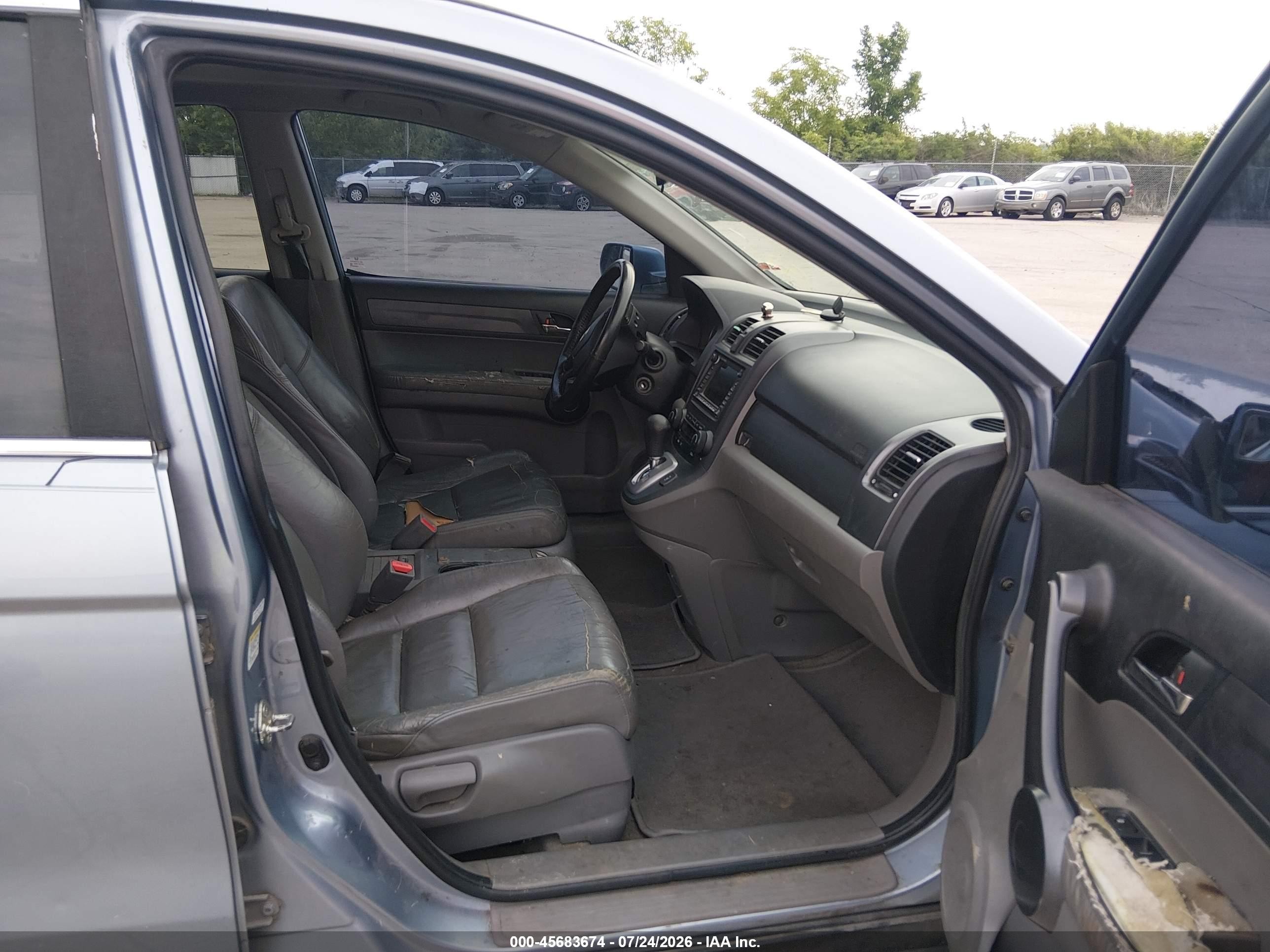 2008 Honda Cr-v Ex-l Blue vin: 5J6RE38738L006424