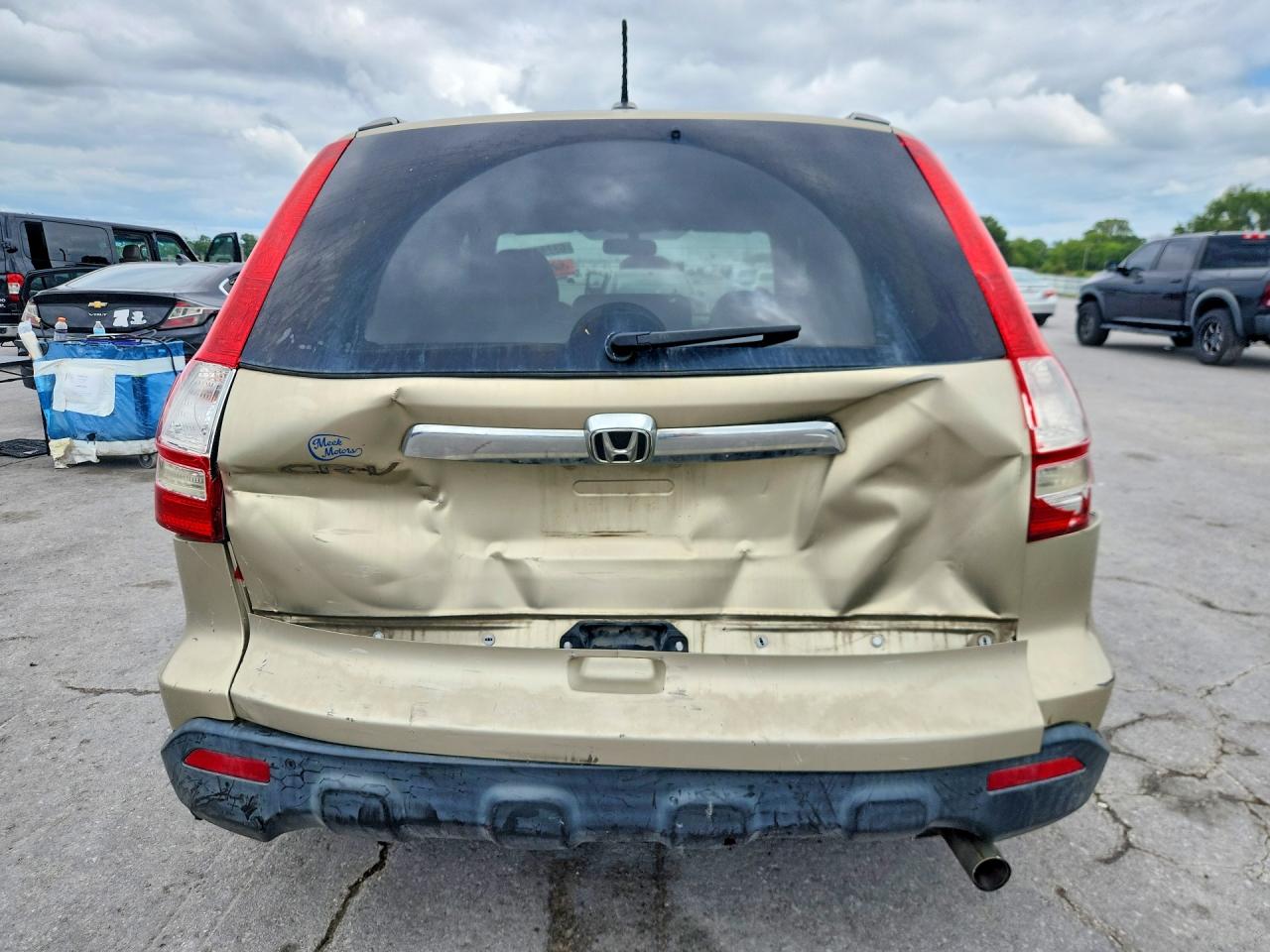 2008 Honda Cr-v Exl Beige vin: 5J6RE38738L007606