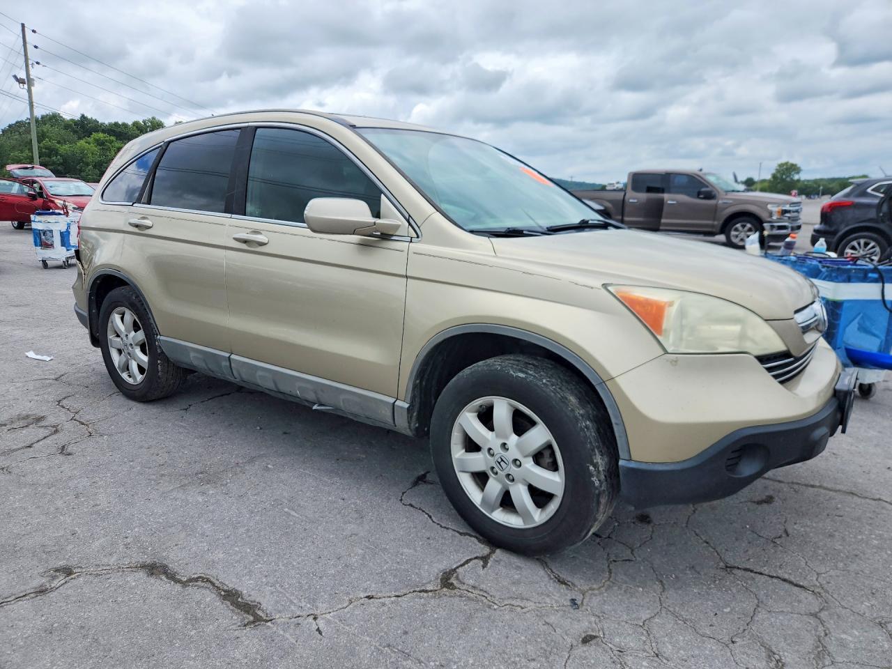 2008 Honda Cr-v Exl Beige vin: 5J6RE38738L007606