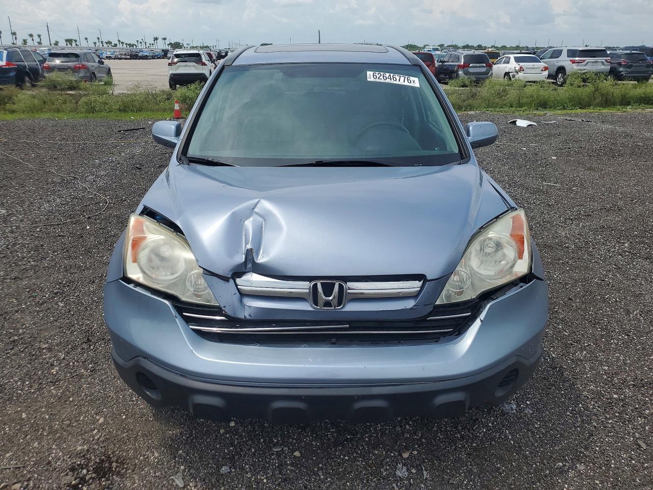 2008 Honda Cr-v Exl Blue vin: 5J6RE38738L009596