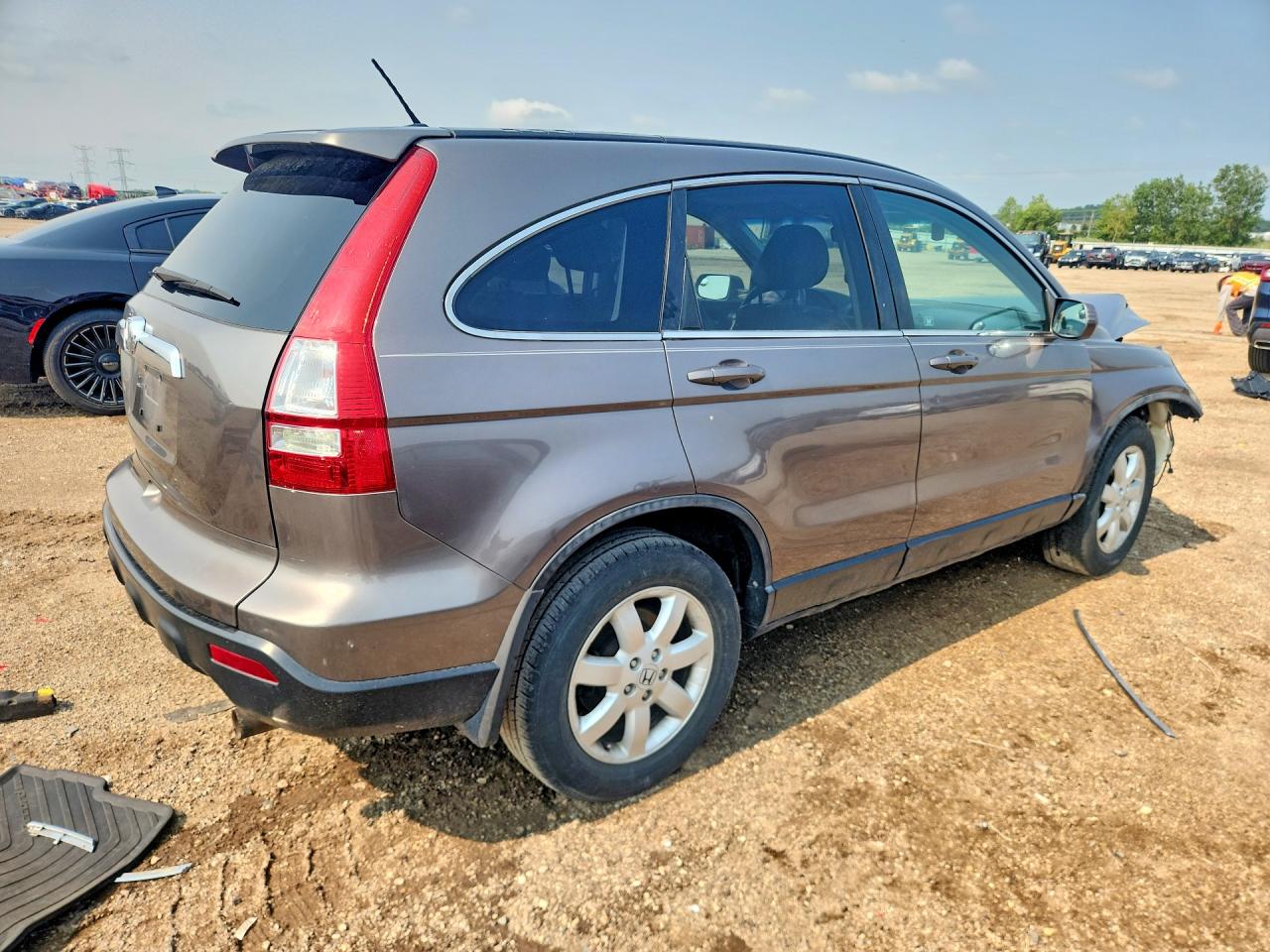 2009 Honda Cr-v Exl Brown vin: 5J6RE38739L011351
