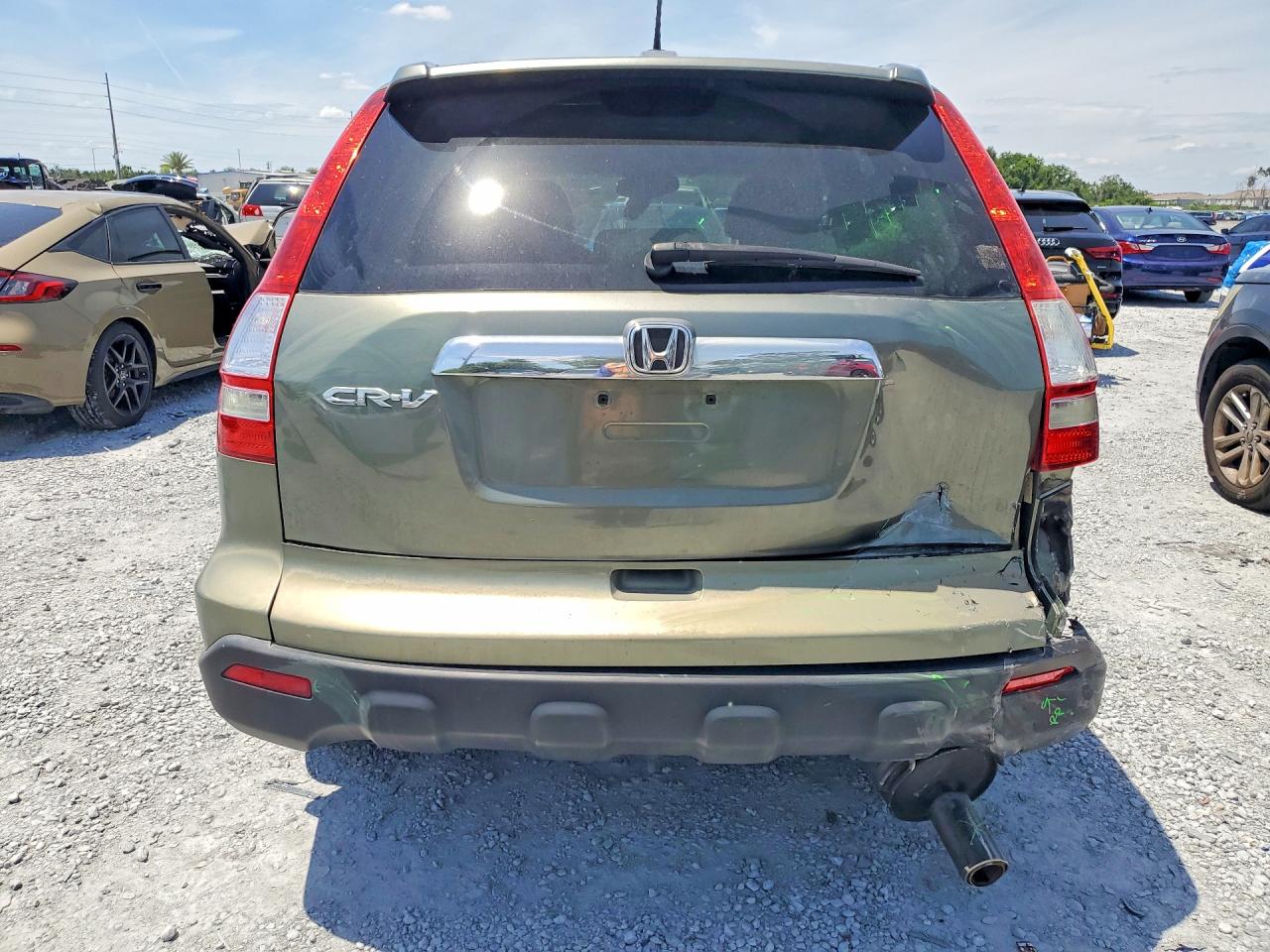2009 Honda Cr-v Exl Зеленый vin: 5J6RE38739L020857