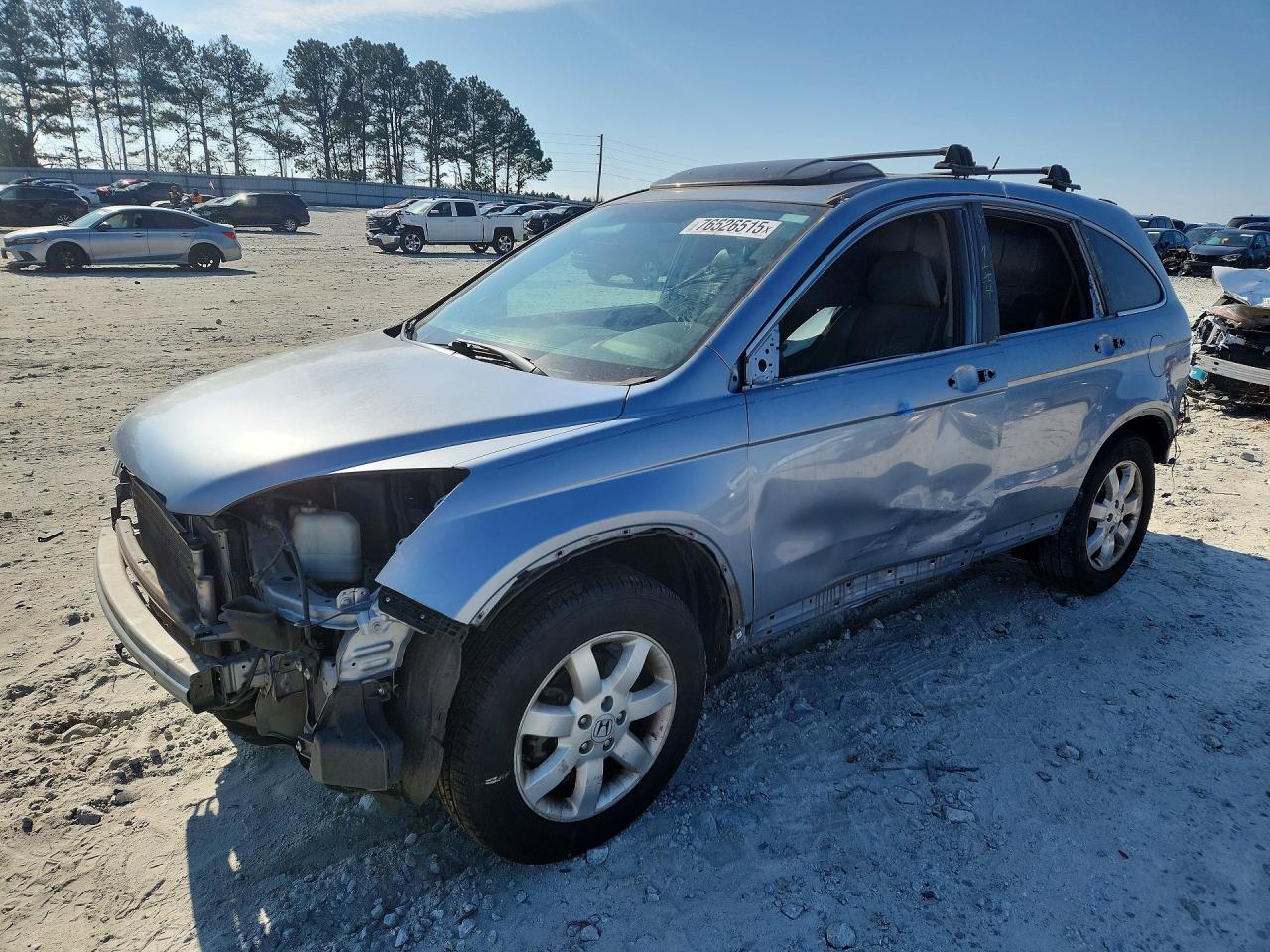 2009 Honda Cr-v Exl Синий vin: 5J6RE38739L021409