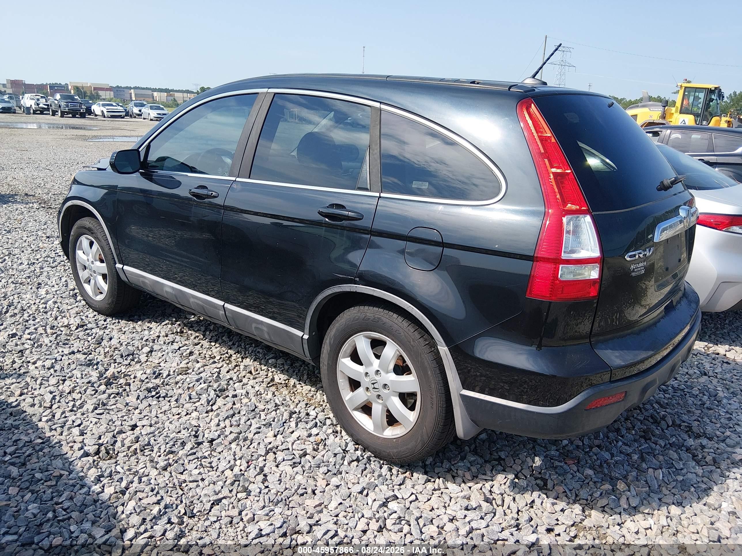 2009 Honda Cr-v Ex-l Black vin: 5J6RE38739L035679