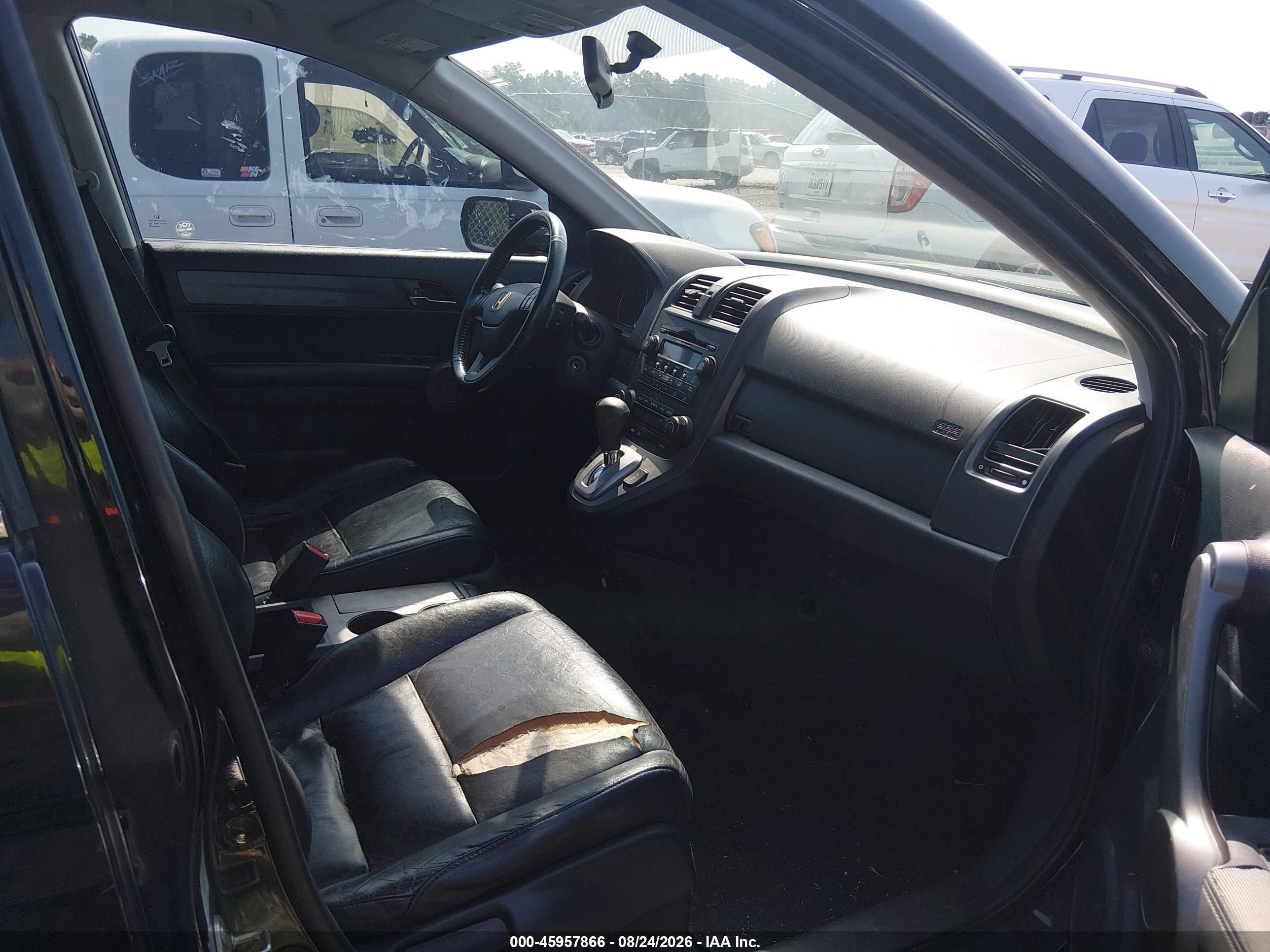2009 Honda Cr-v Ex-l Black vin: 5J6RE38739L035679