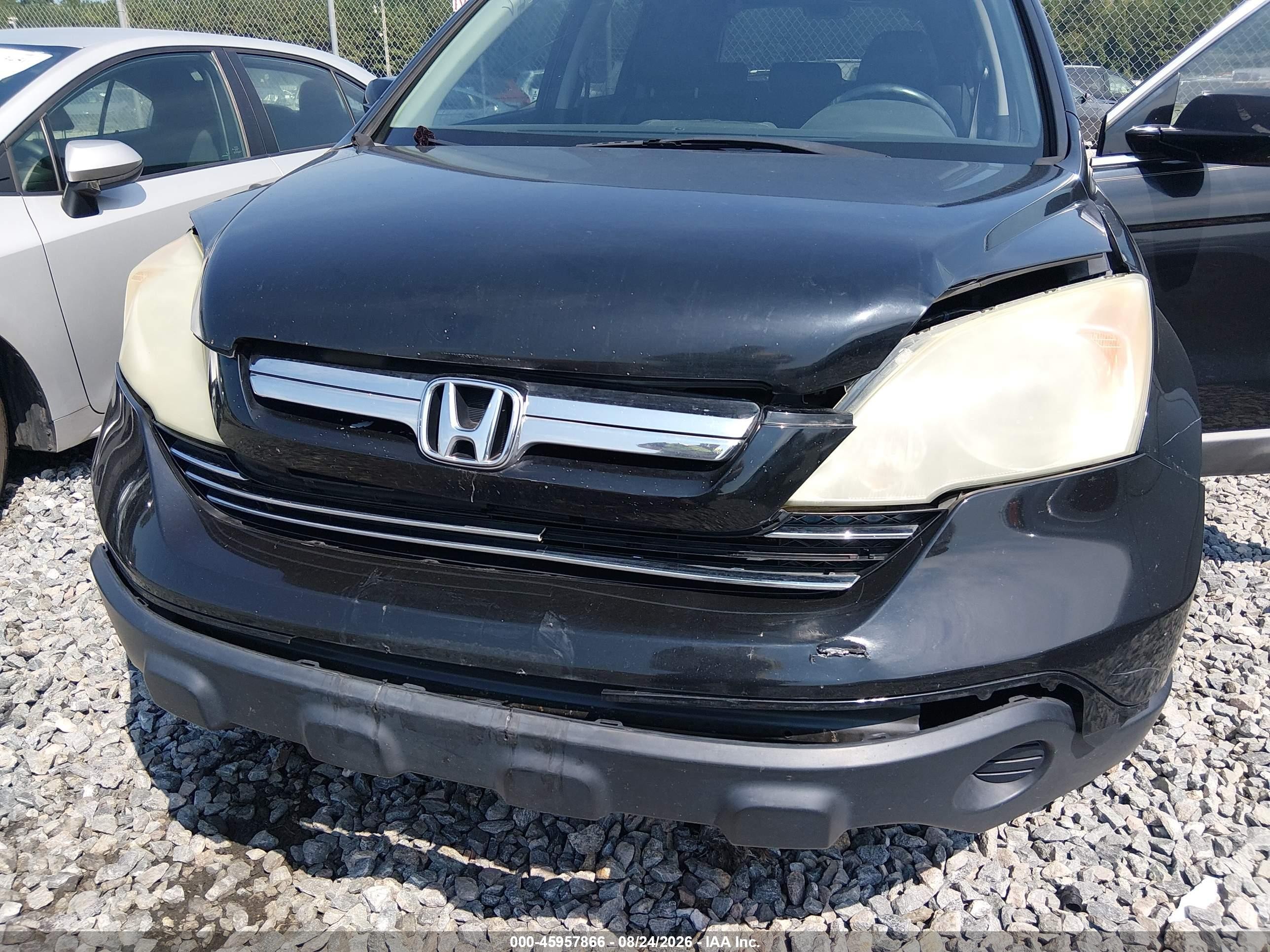 2009 Honda Cr-v Ex-l Black vin: 5J6RE38739L035679
